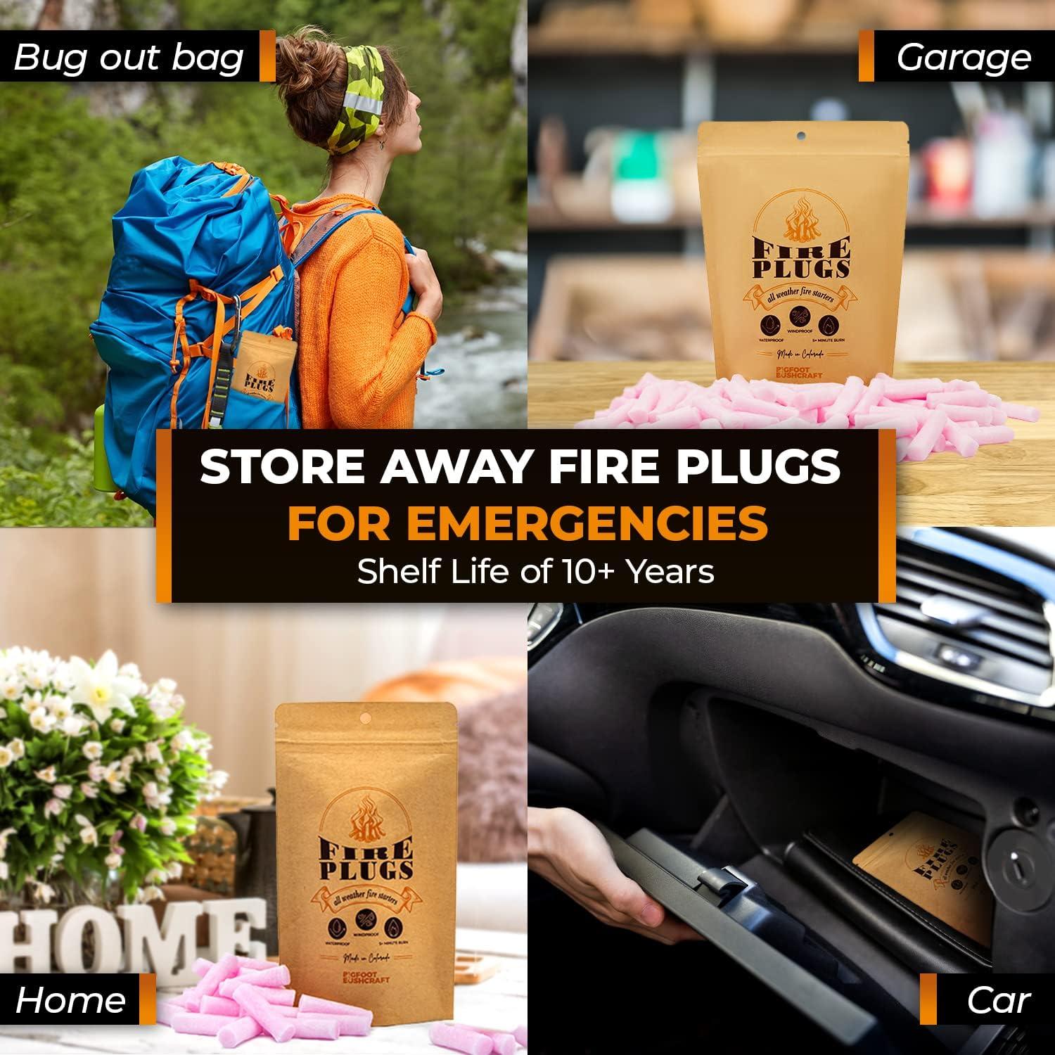 Iniciadores de fuego Bigfoot Bushcraft 30 unidades a prueba de agua