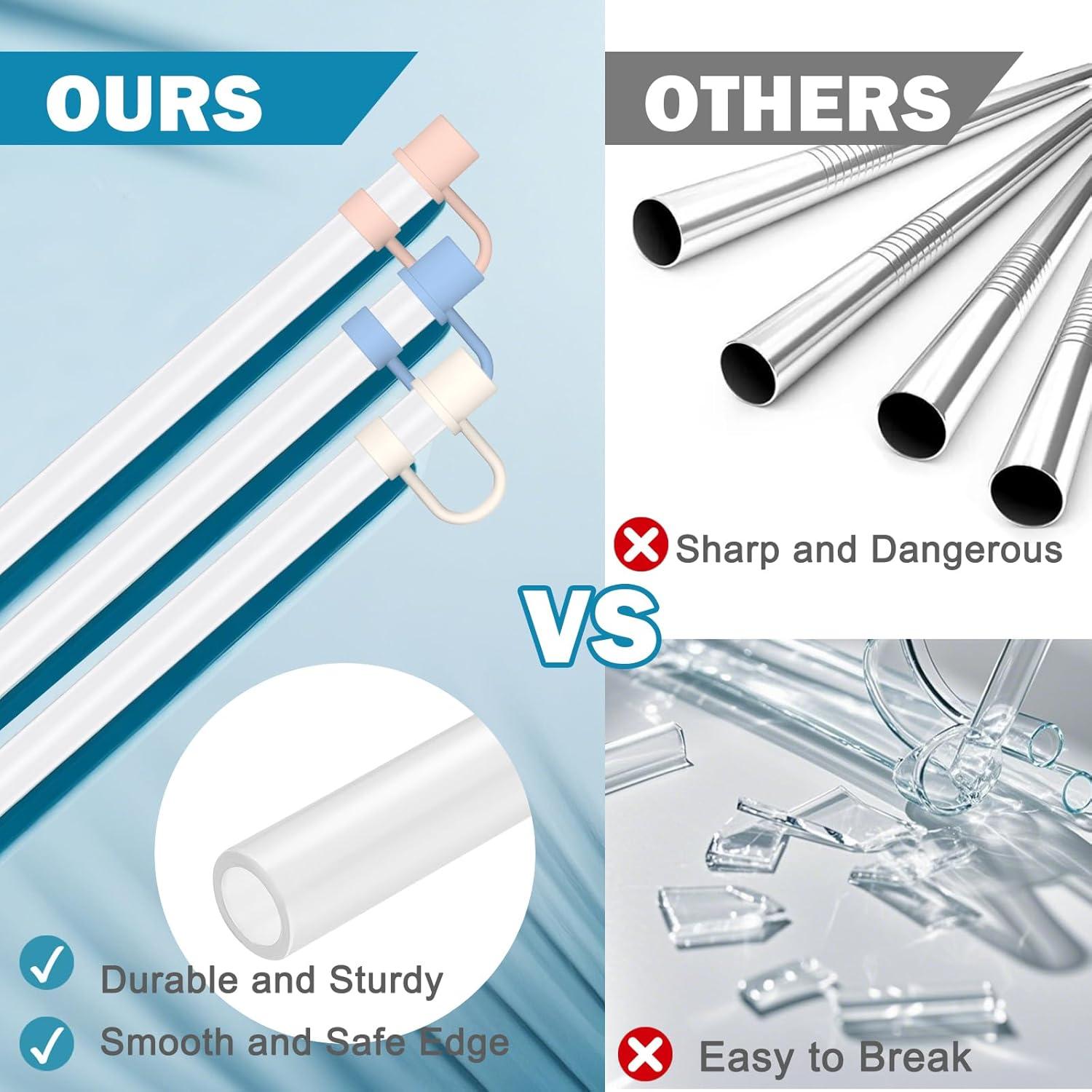 Pajitas Reutilizables HEYSKAY 6pc para Taza Stanley 30oz 40oz