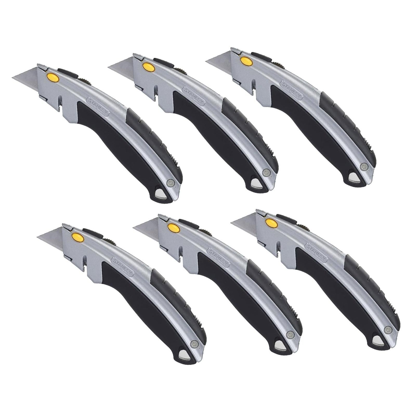 Cuchillo Utility Retráctil Stanley 10-788 6 Pack