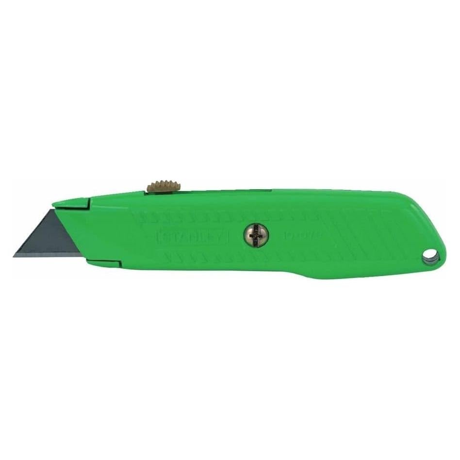 Cuchillo Utility Retráctil Stanley Tools Paquete de 10 Verde
