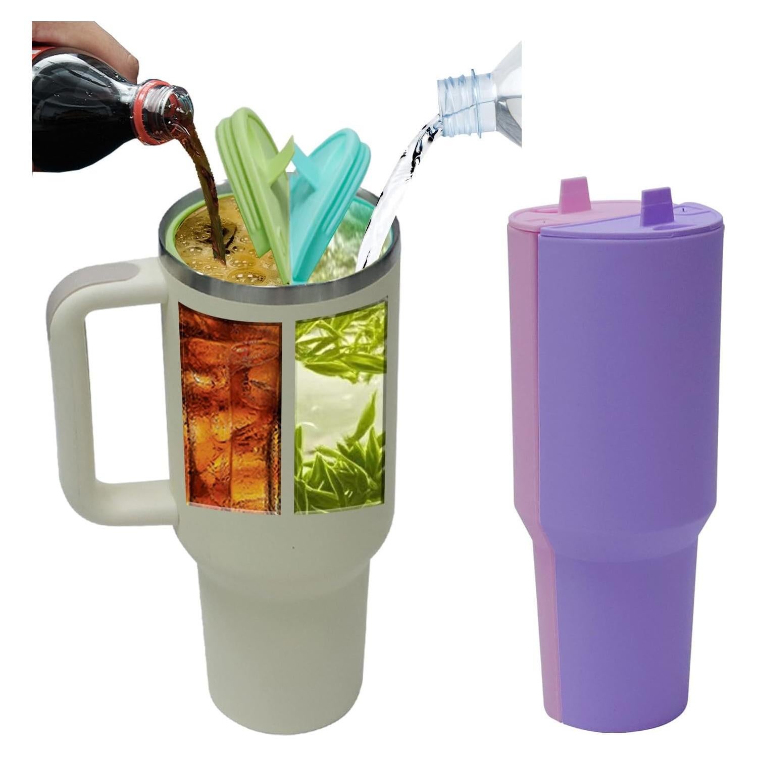 Separador de Bebidas de Silicona FUTYA para Taza Stanley 30 oz