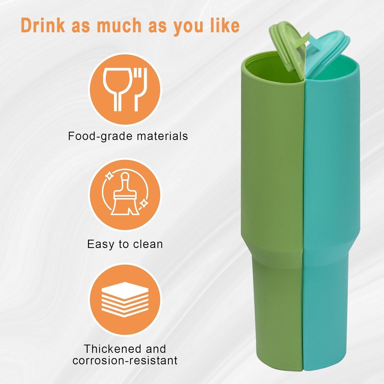 Separador de Bebidas de Silicona FUTYA para Taza Stanley 30 oz