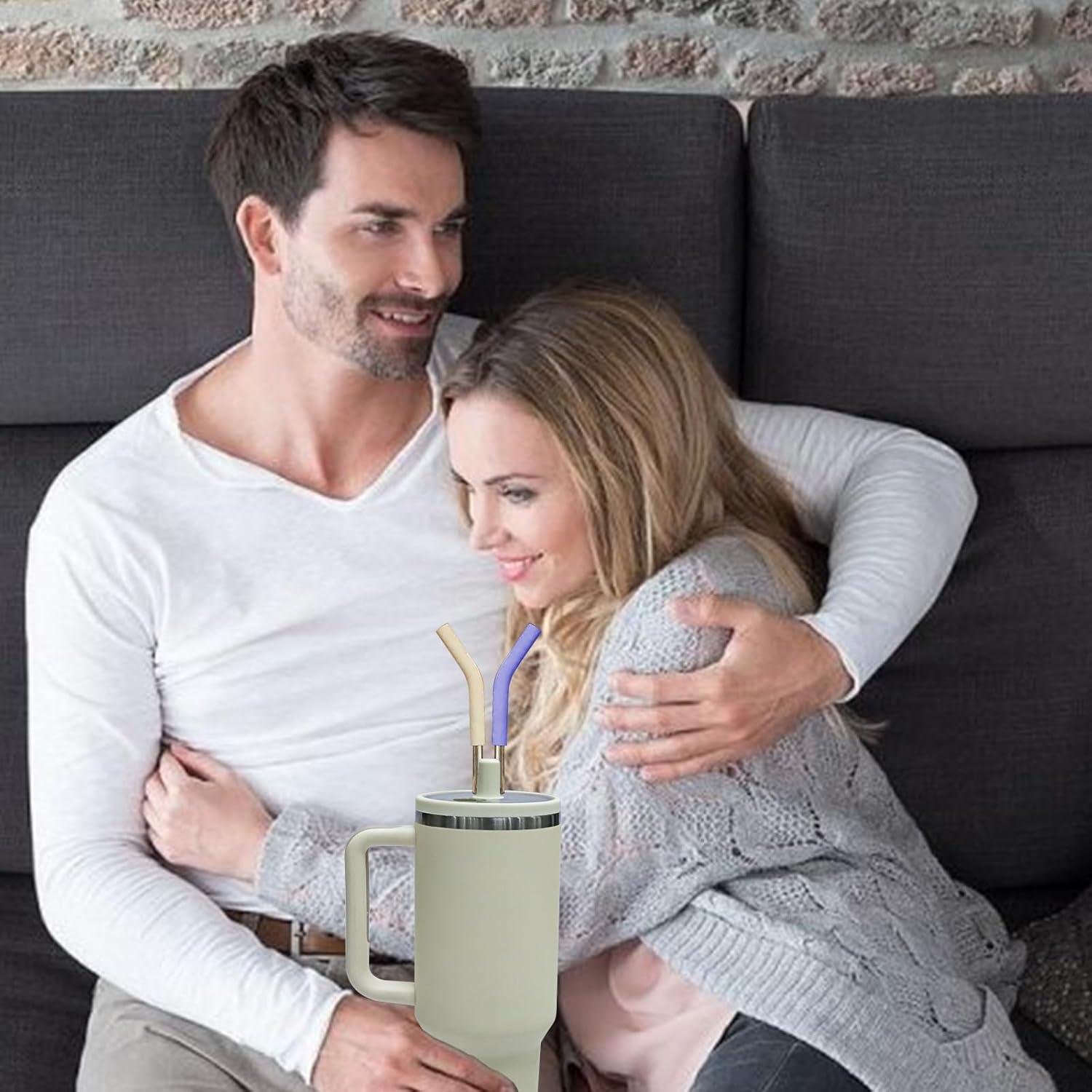 Separador de Bebidas de Silicona FUTYA para Taza Stanley 30 oz