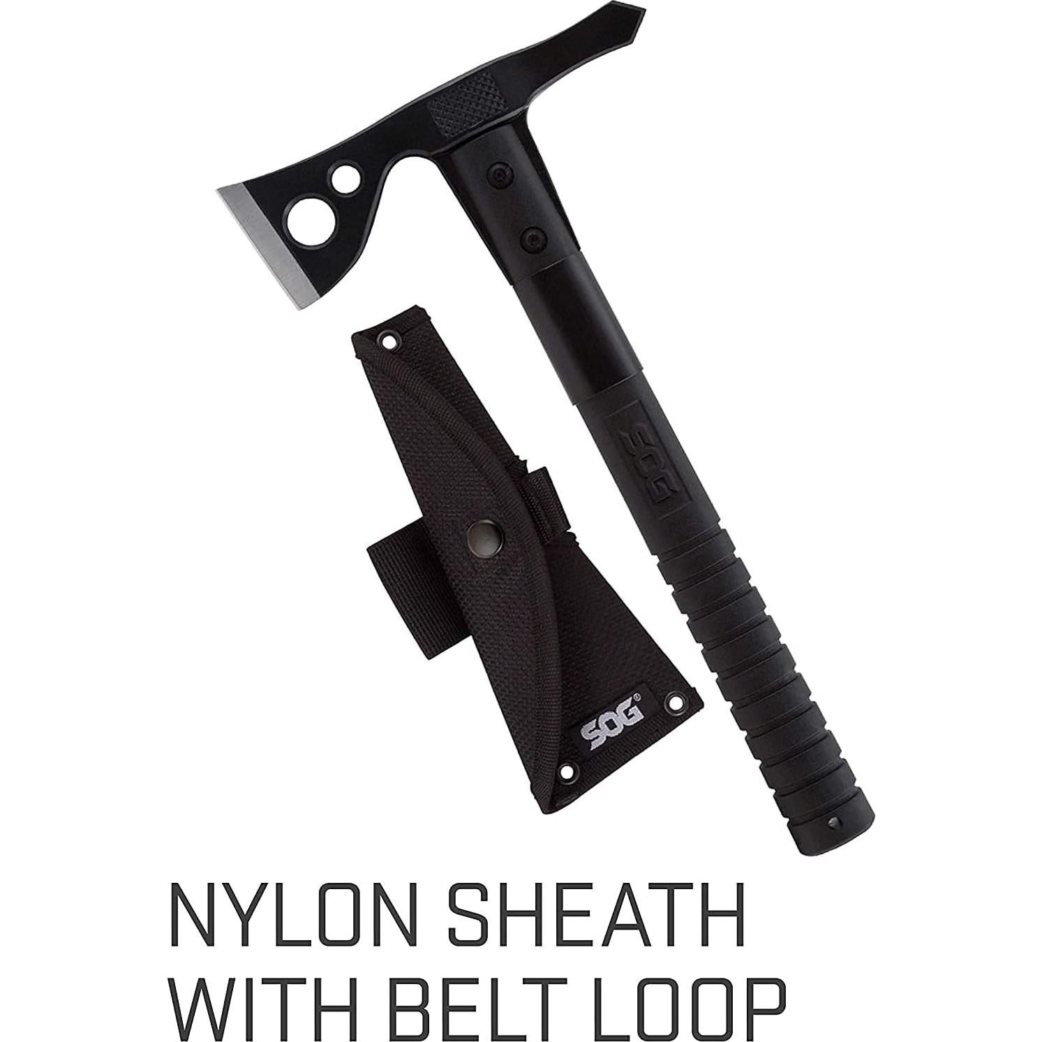 Hacha Táctica SOG FastHawk 31.75 cm Negro Versátil