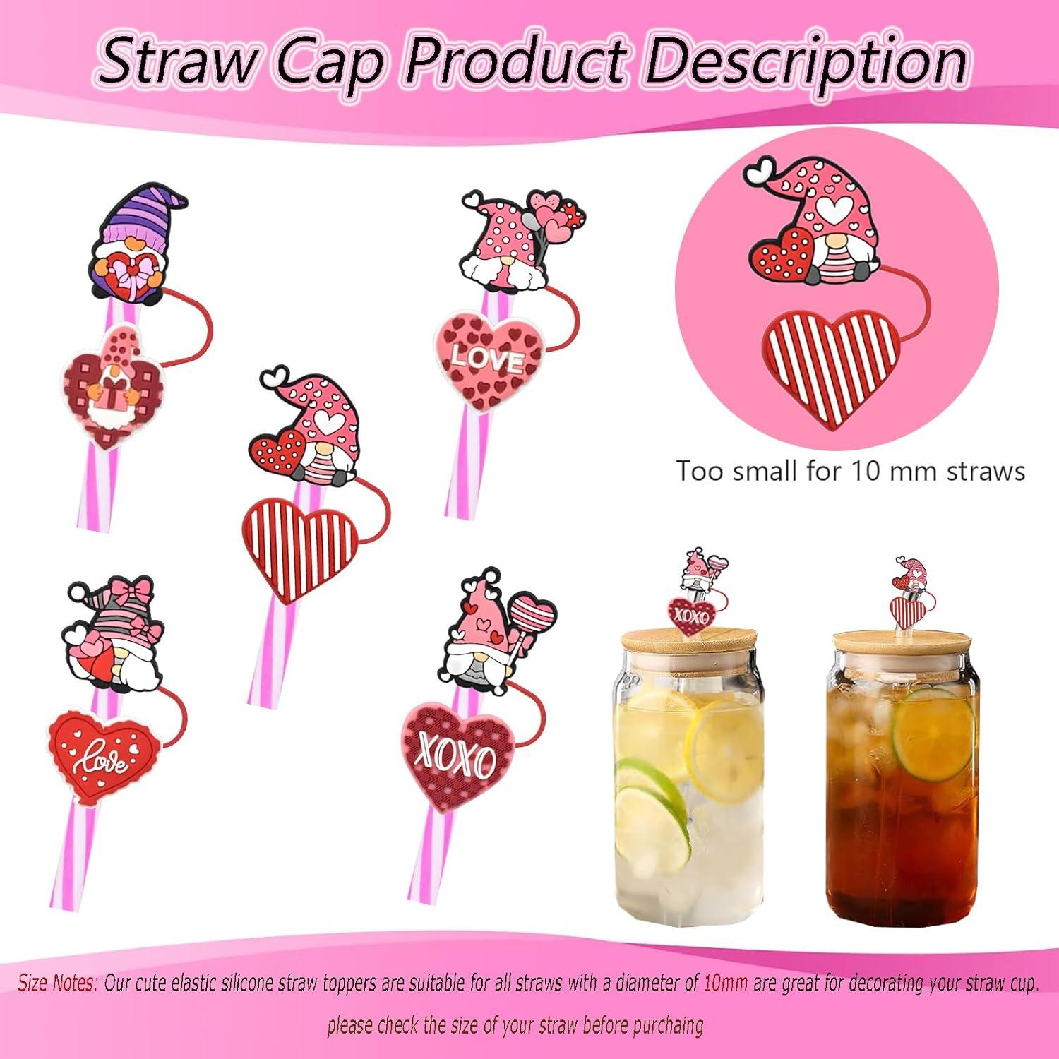 Cubiertas de Pajitas UCCASA Corazón de Enanitos 10mm Reutilizables