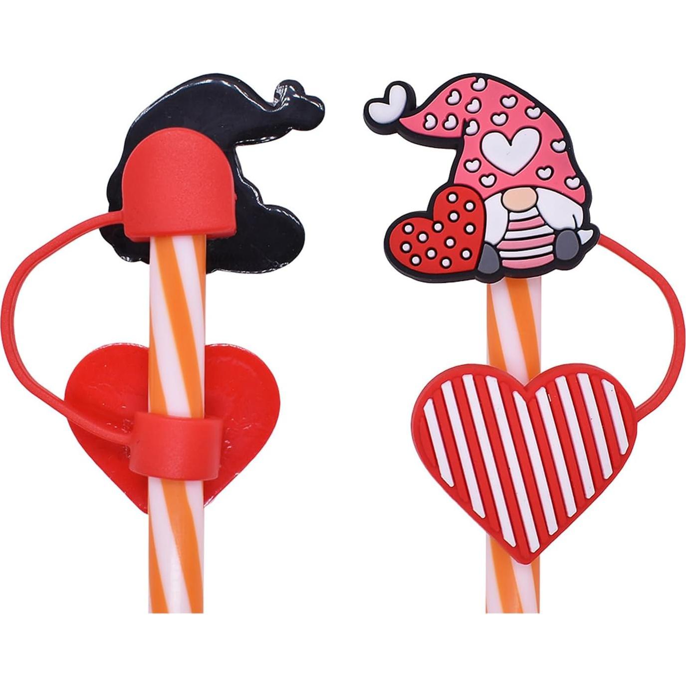 Cubiertas de Pajitas UCCASA Corazón de Enanitos 10mm Reutilizables