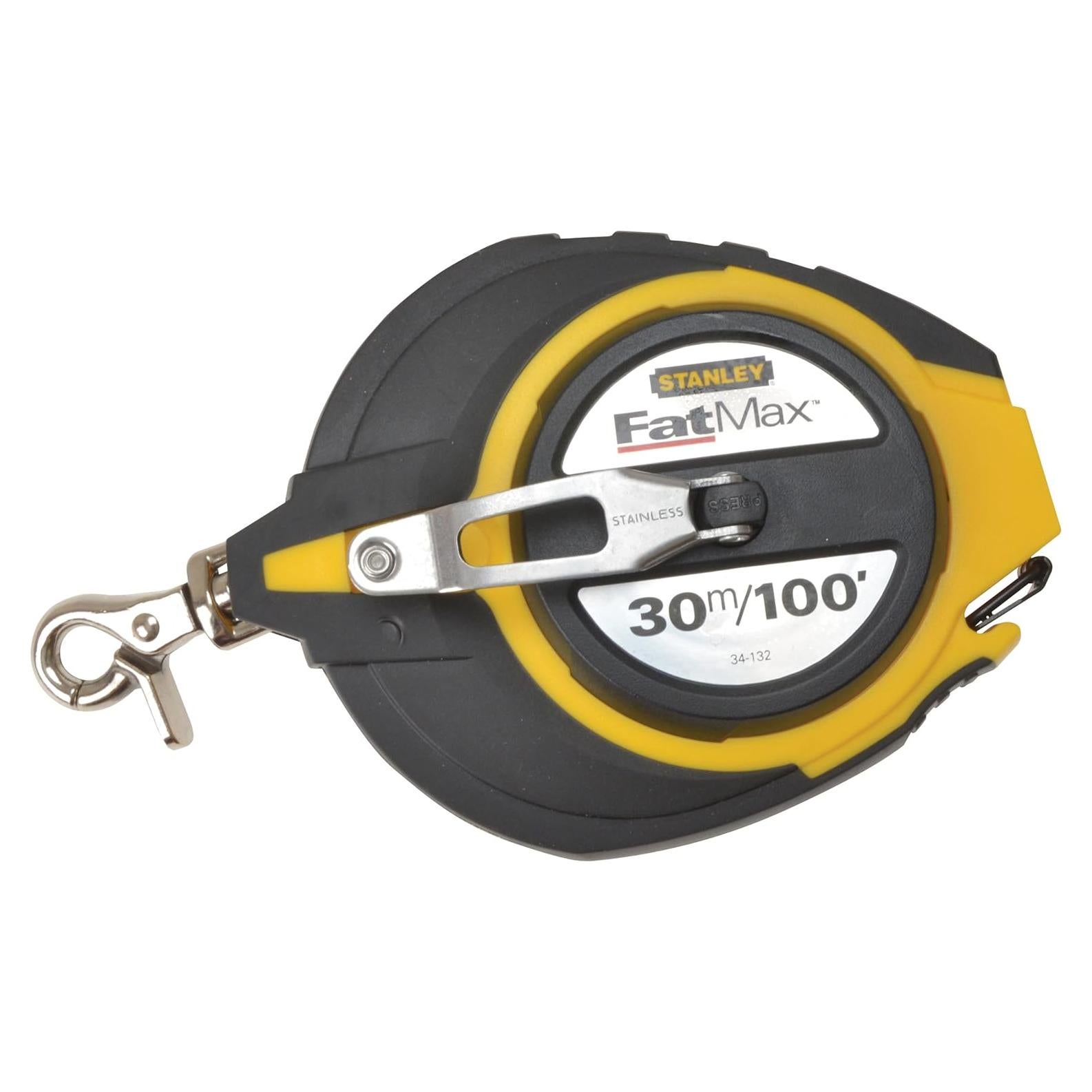 Cinta Métrica Stanley FatMax 30m Acero Inoxidable Amarillo