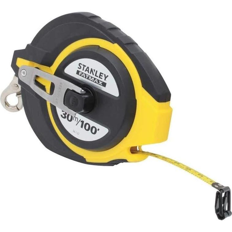 Cinta Métrica Stanley FatMax 30m Acero Inoxidable Amarillo