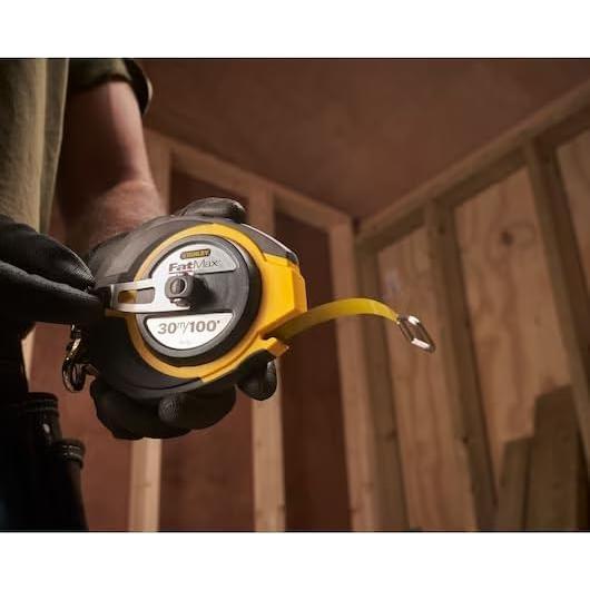 Cinta Métrica Stanley FatMax 30m Acero Inoxidable Amarillo