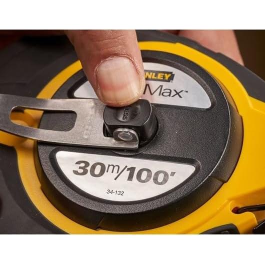 Cinta Métrica Stanley FatMax 30m Acero Inoxidable Amarillo