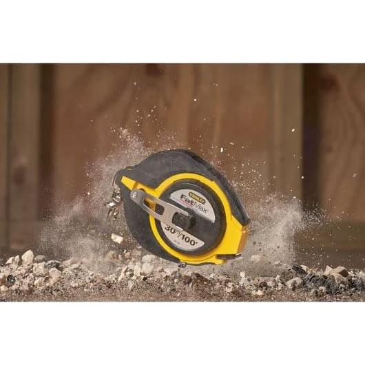 Cinta Métrica Stanley FatMax 30m Acero Inoxidable Amarillo