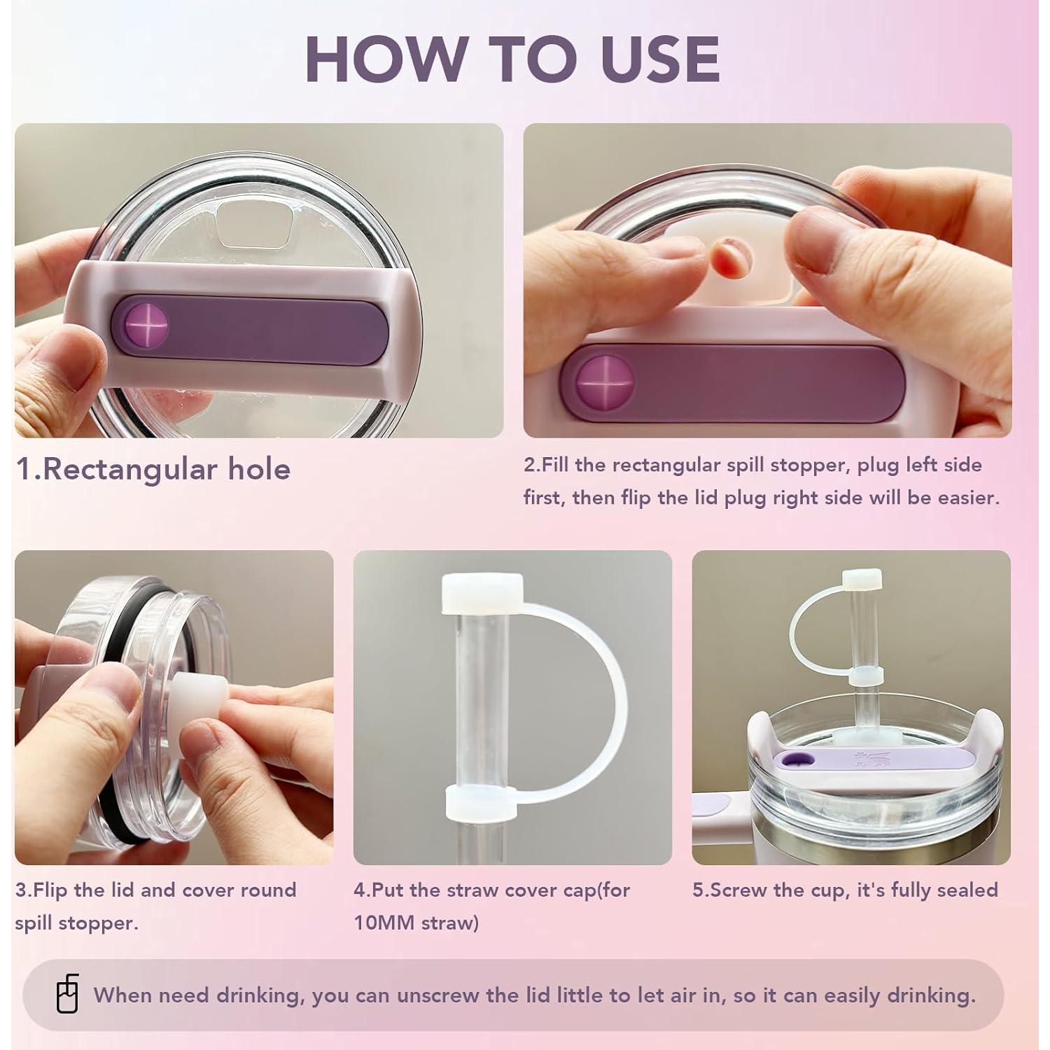 2 Tapas Antidesbordamiento CIZULFY para Stanley H2.0 40/30/20oz