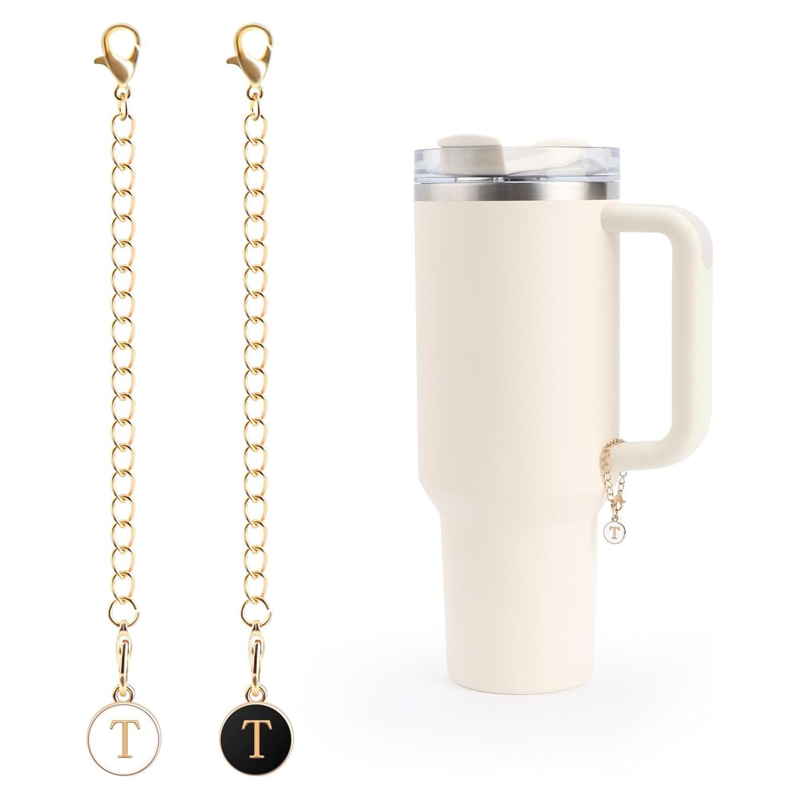 Charm para Taza Stanley - 2 Piezas con Letras Personalizadas