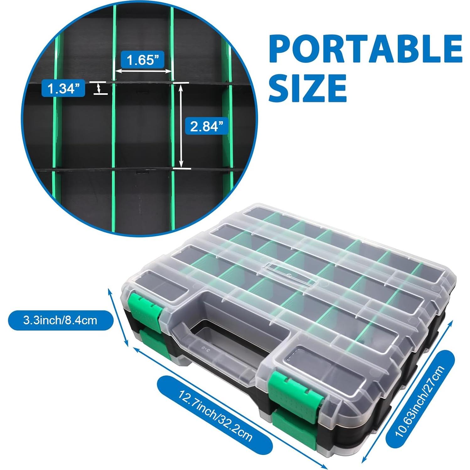 Organizador de Herramientas Easily Doble Cara 50 Compartimentos