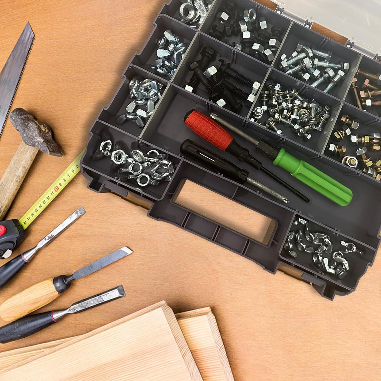 Organizador de Herramientas Easily Doble Cara 50 Compartimentos