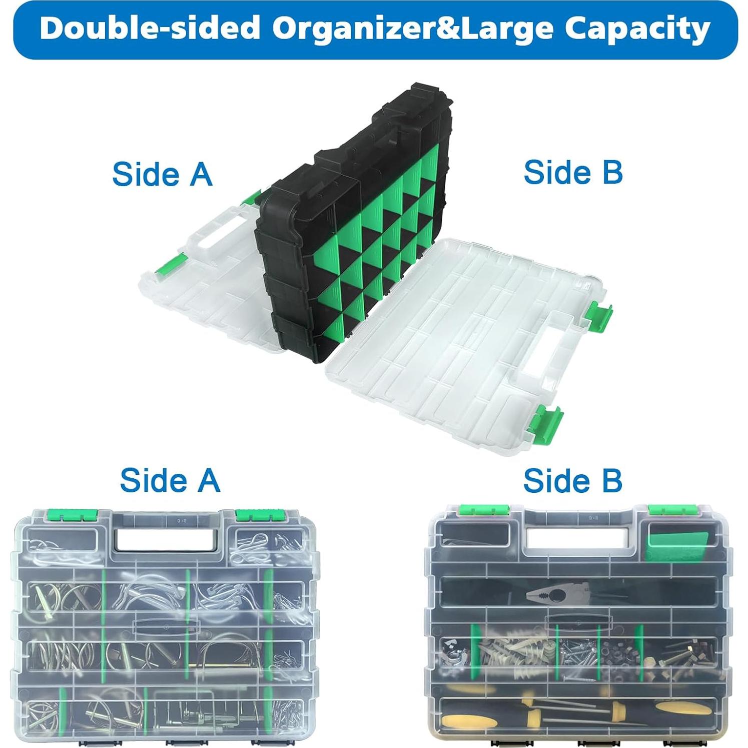 Organizador de Herramientas Easily Doble Cara 50 Compartimentos