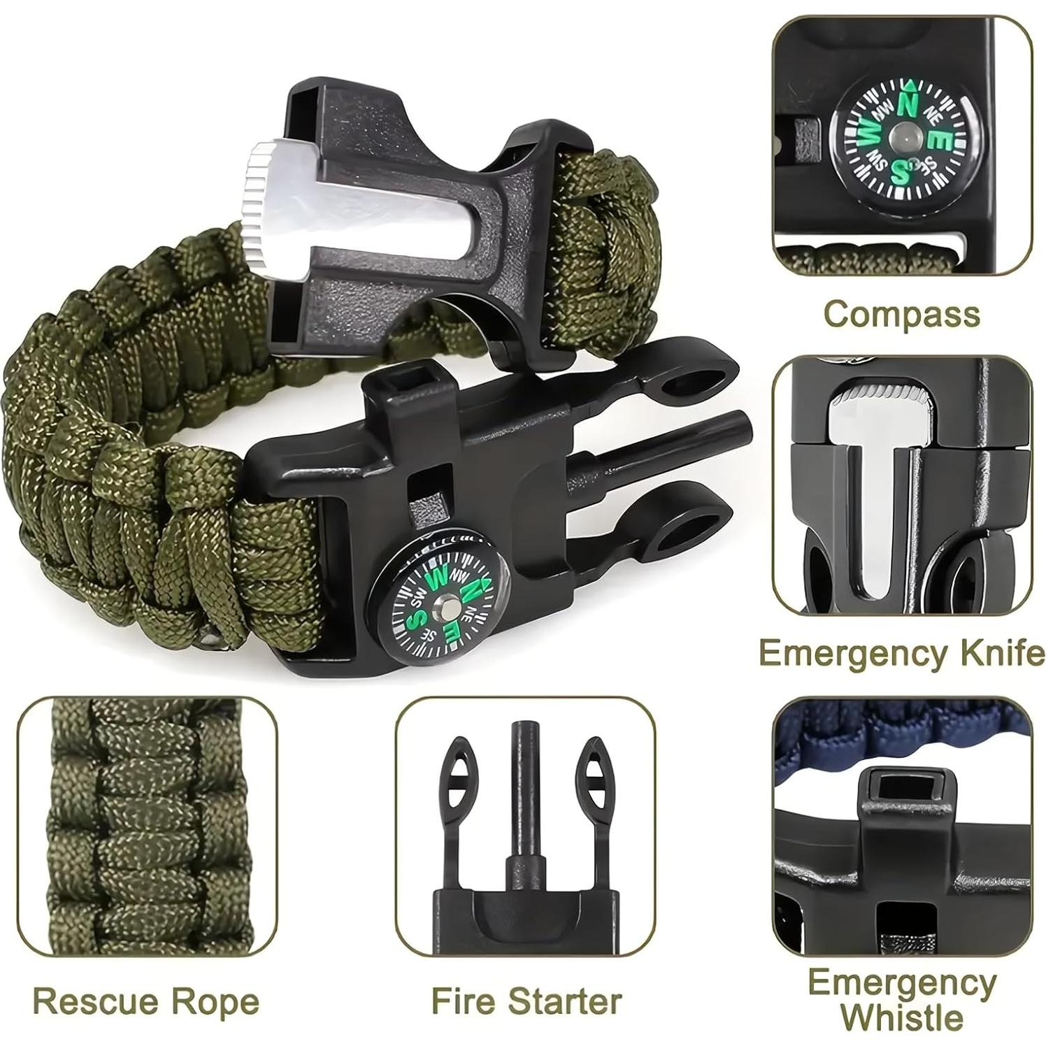 Encendedor de Fuego eGreen MS0308 10 Bolsas Magnesio + Pulsera