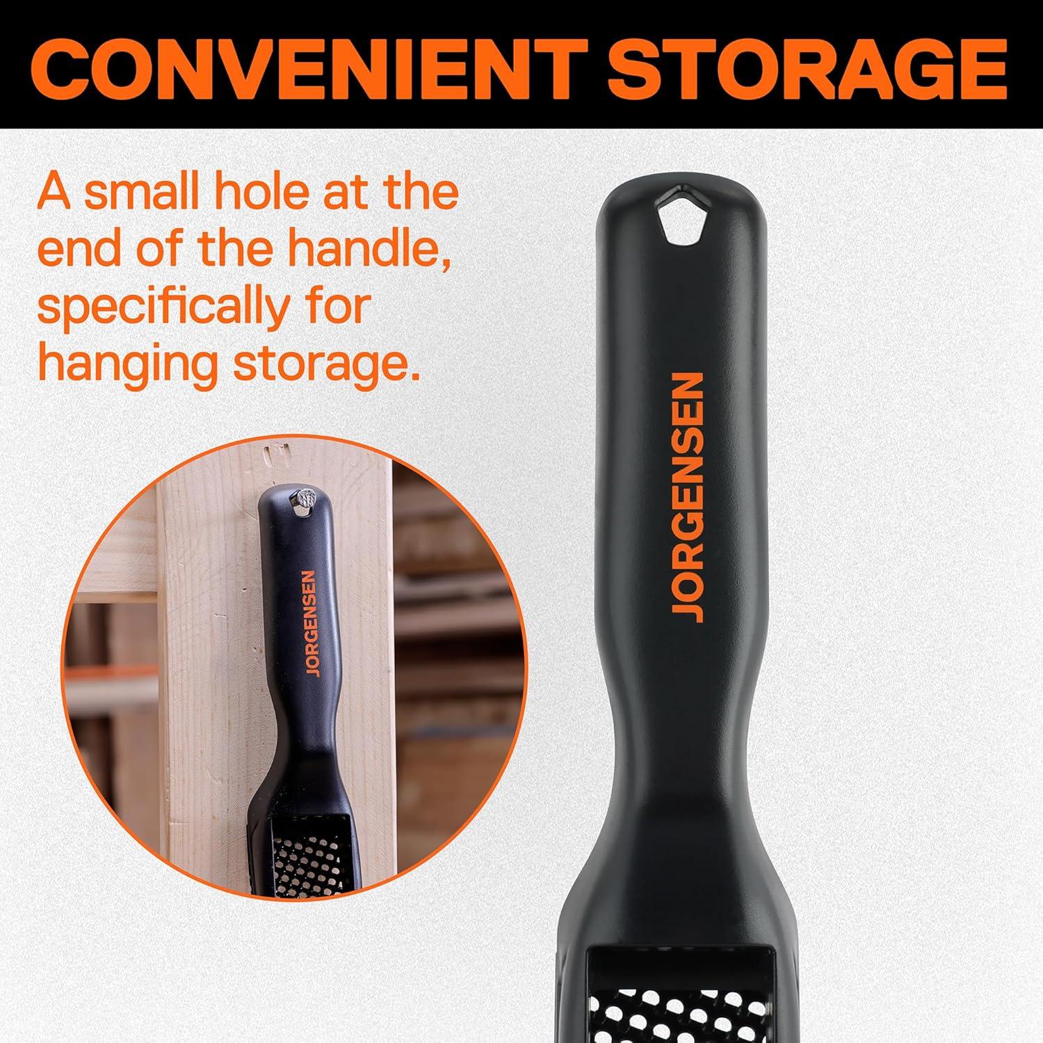 Planificador de Madera JORGENSEN 18.54 cm Cuchilla Afilada