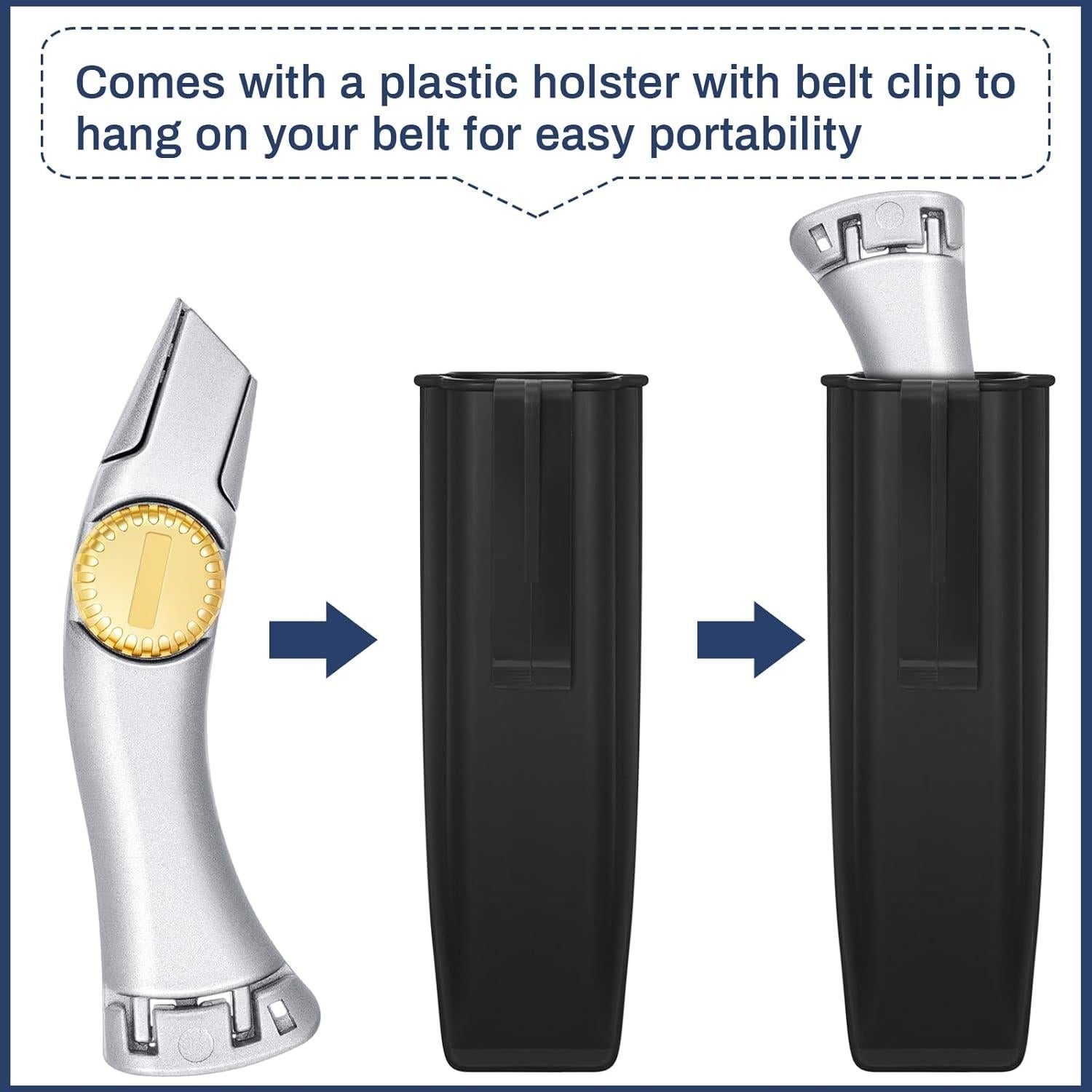 Juego de 4 Cuchillos de Utilidad Leriton 18 cm Plata