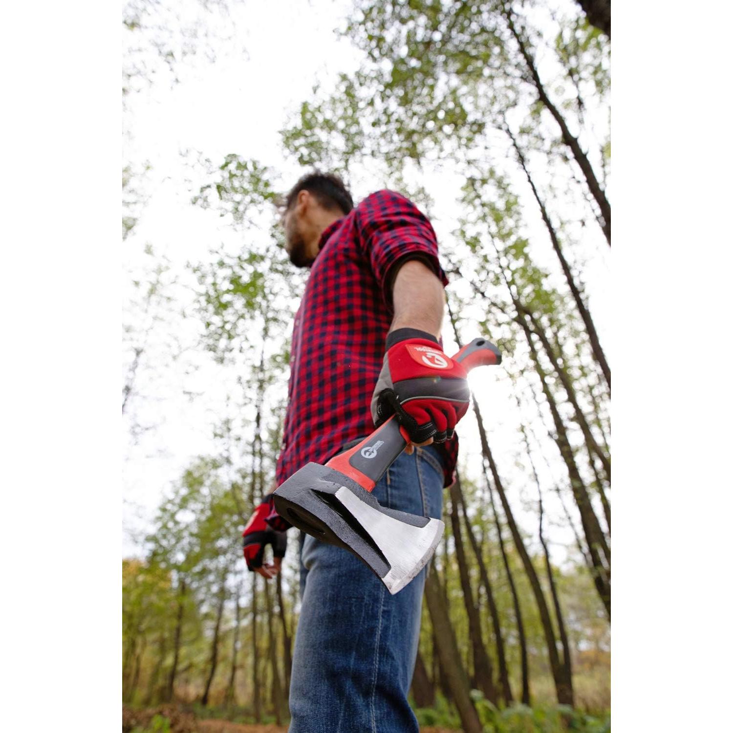 Hacha de Dividir INTERTOOL 38 cm, 0.91 kg, Mango Antideslizante