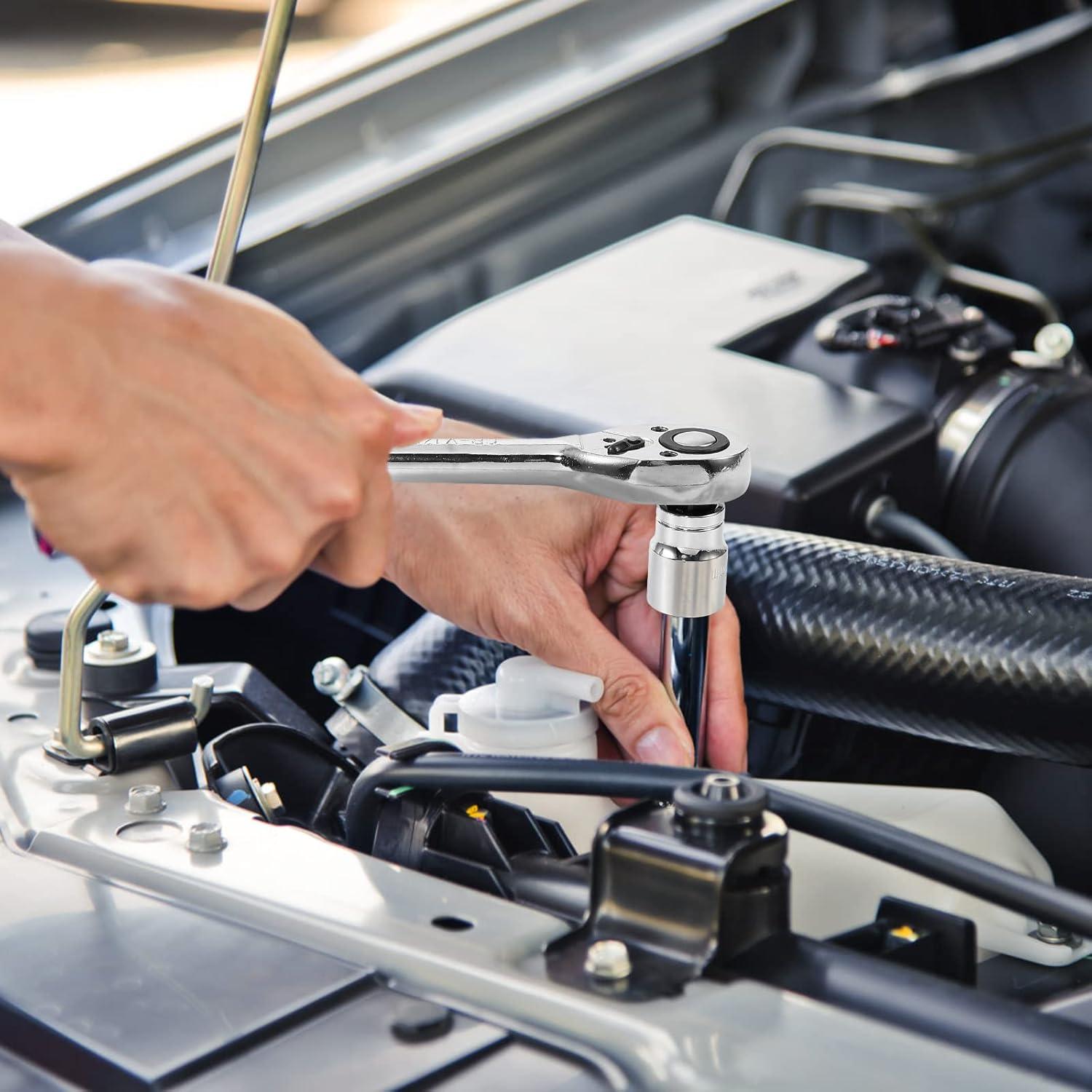 Juego de herramientas Towallmark 213 piezas Cr-V con estuche