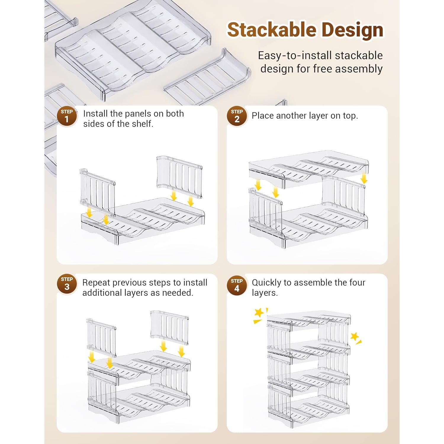 Organizador de Tumbler Gracenal Grande 9 Botellas 40 oz