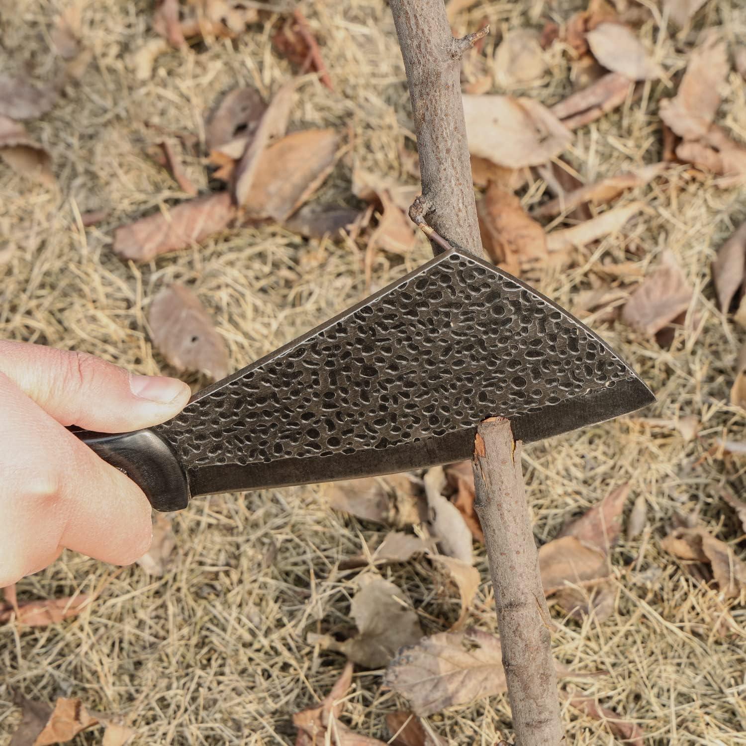 Hacha Táctica Leopcito 14.27 cm con Funda para Acampar