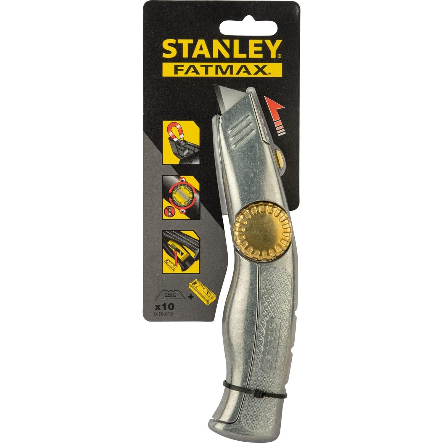 Cuchillo de Corte Stanley 0-10-819 Retráctil Acero Inoxidable