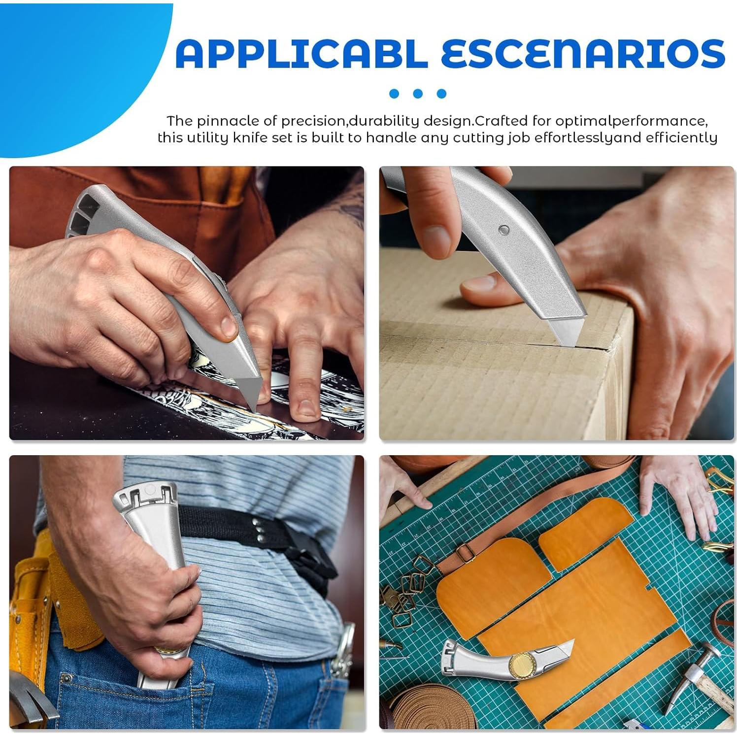 Juego de 2 cuchillos Lizenoz para techado y corte