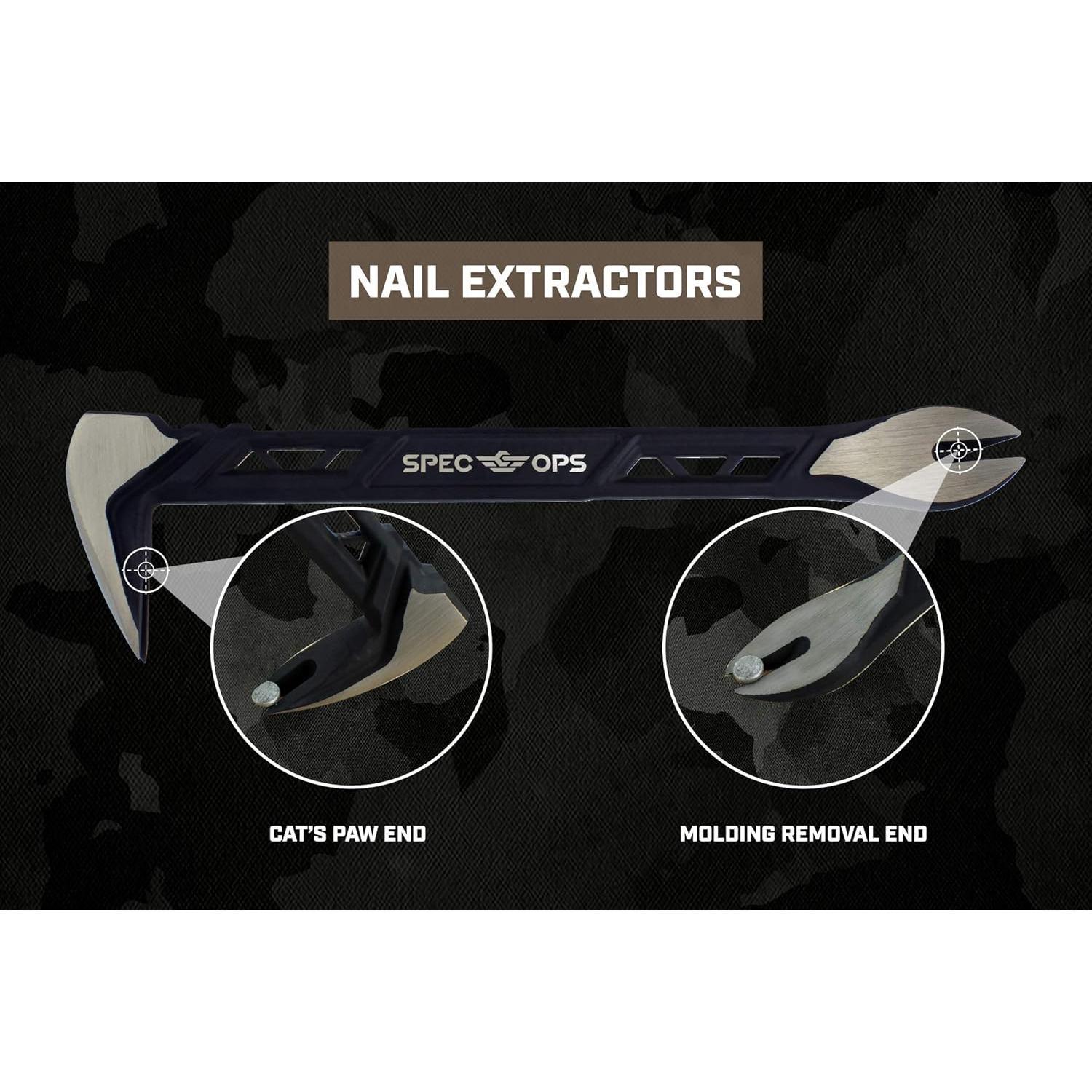 Extractor de Clavos Espec Ops 30.48 cm Acero Carbono Ligero