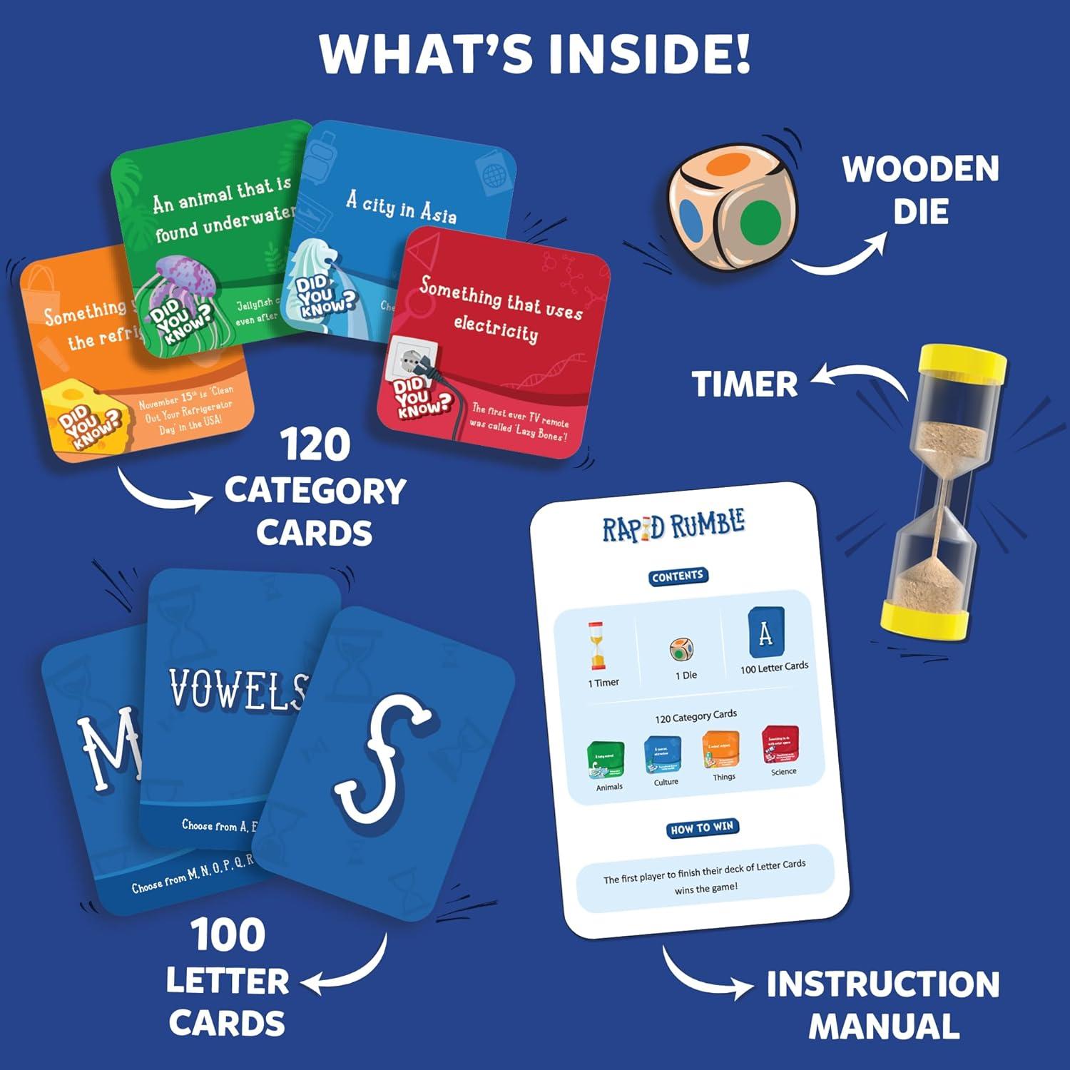 Skillmatics Rapid Rumble - Juego de mesa educativo 0.51 kg