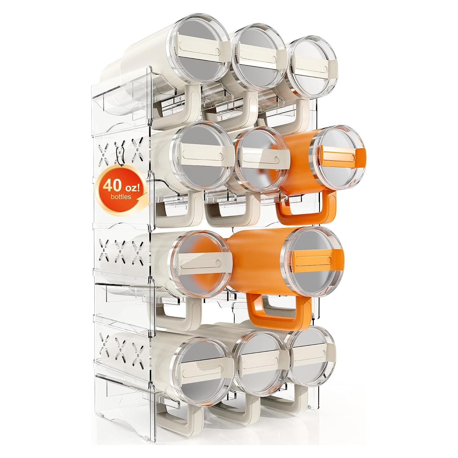 Organizador de Botellas JYPS para 12 Vasos de 40 oz