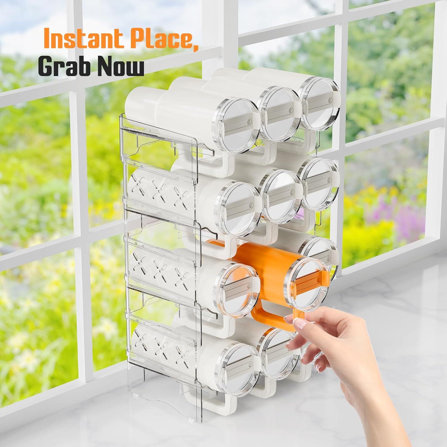 Organizador de Botellas JYPS para 12 Vasos de 40 oz