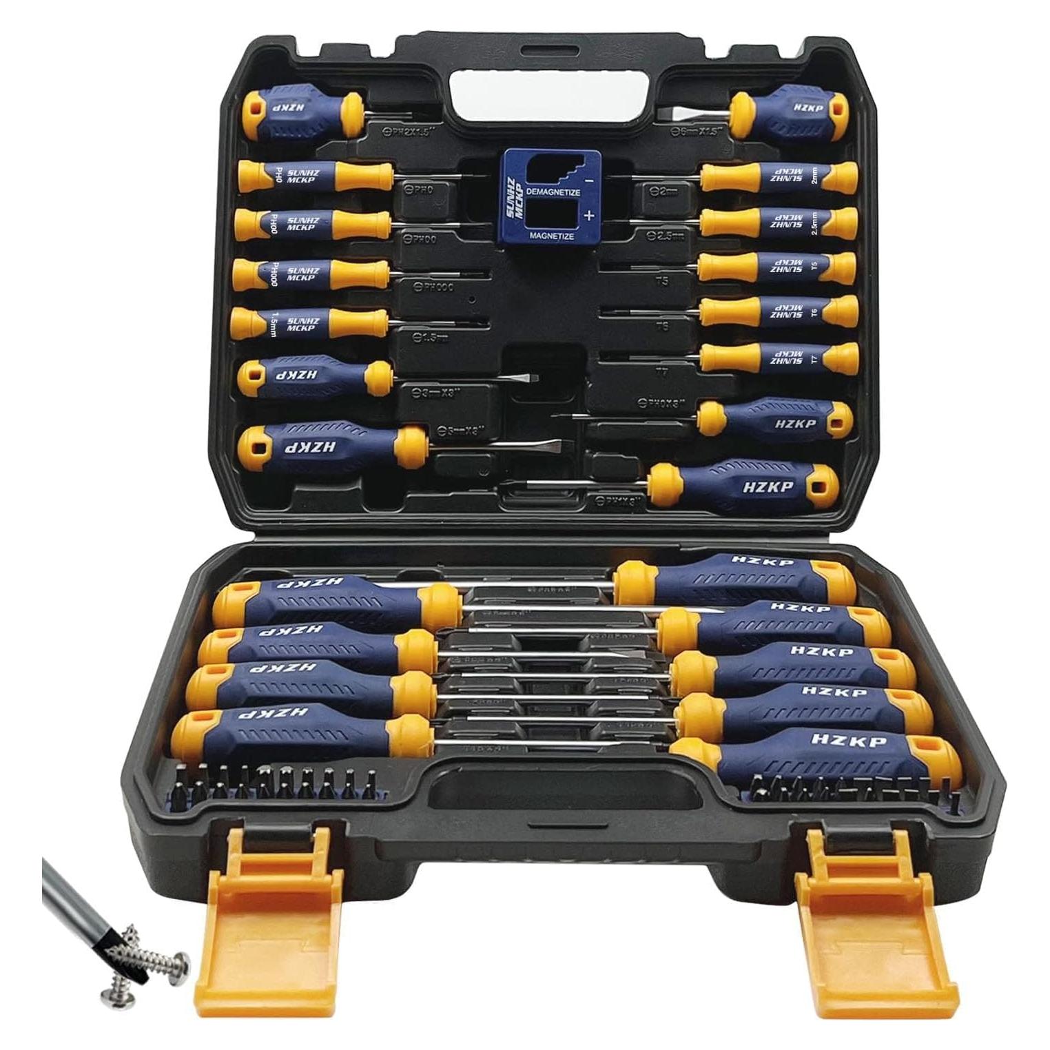 Juego de Destornilladores Magnéticos SUNHZMCKP 66 Piezas