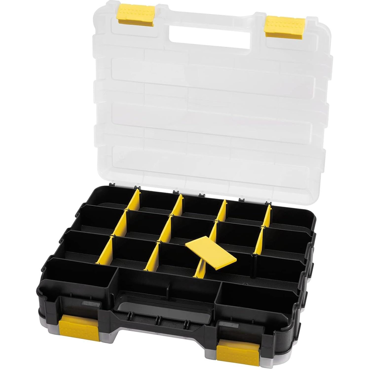 Caja Organizadora AIDY-PRO 34 Compartimentos Amarilla