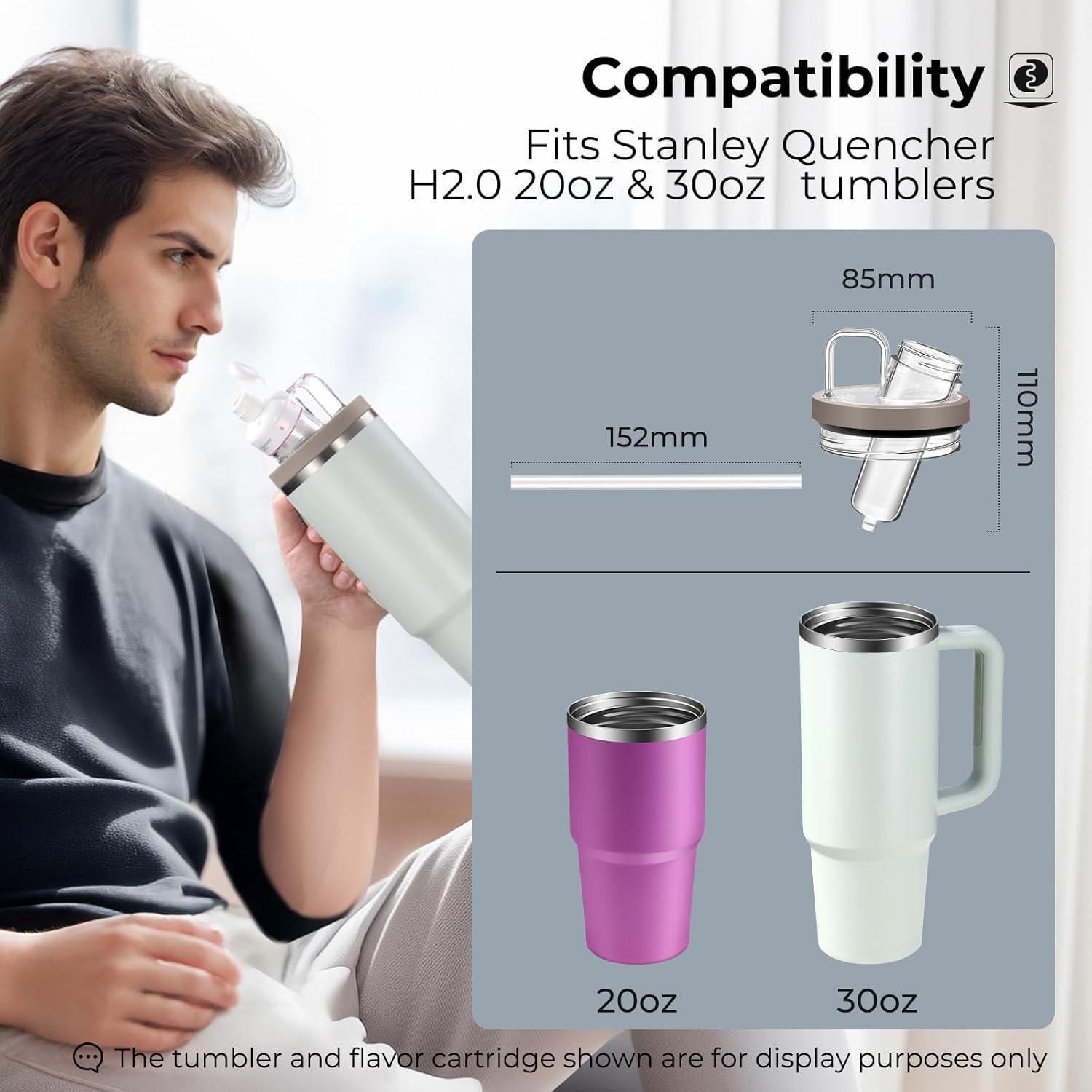 Adaptador Vartiey para Tazas Stanley 30oz y 20oz - Almendra Rosa