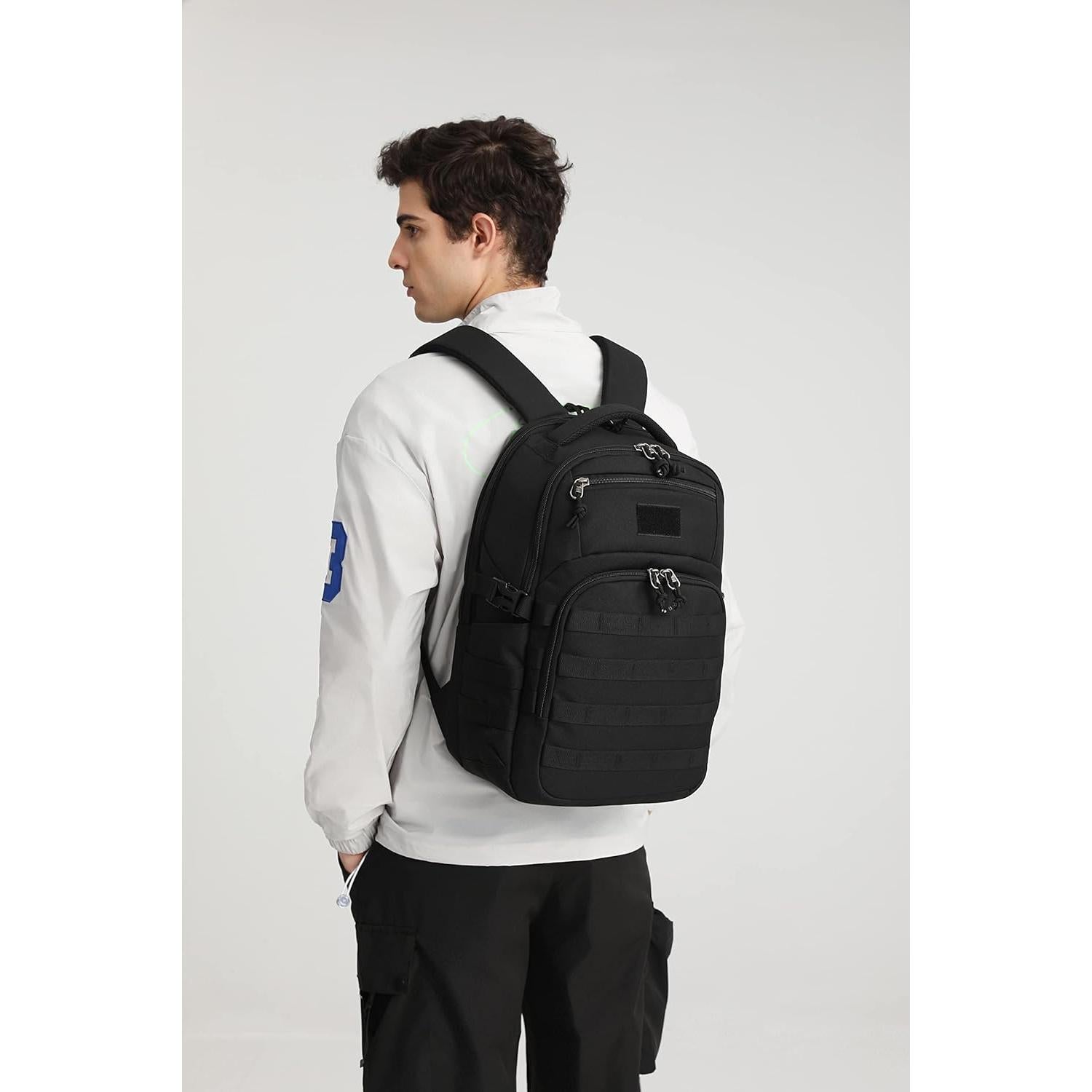 Mochila táctica Wotony 3807-1-1 25L negra para hombres
