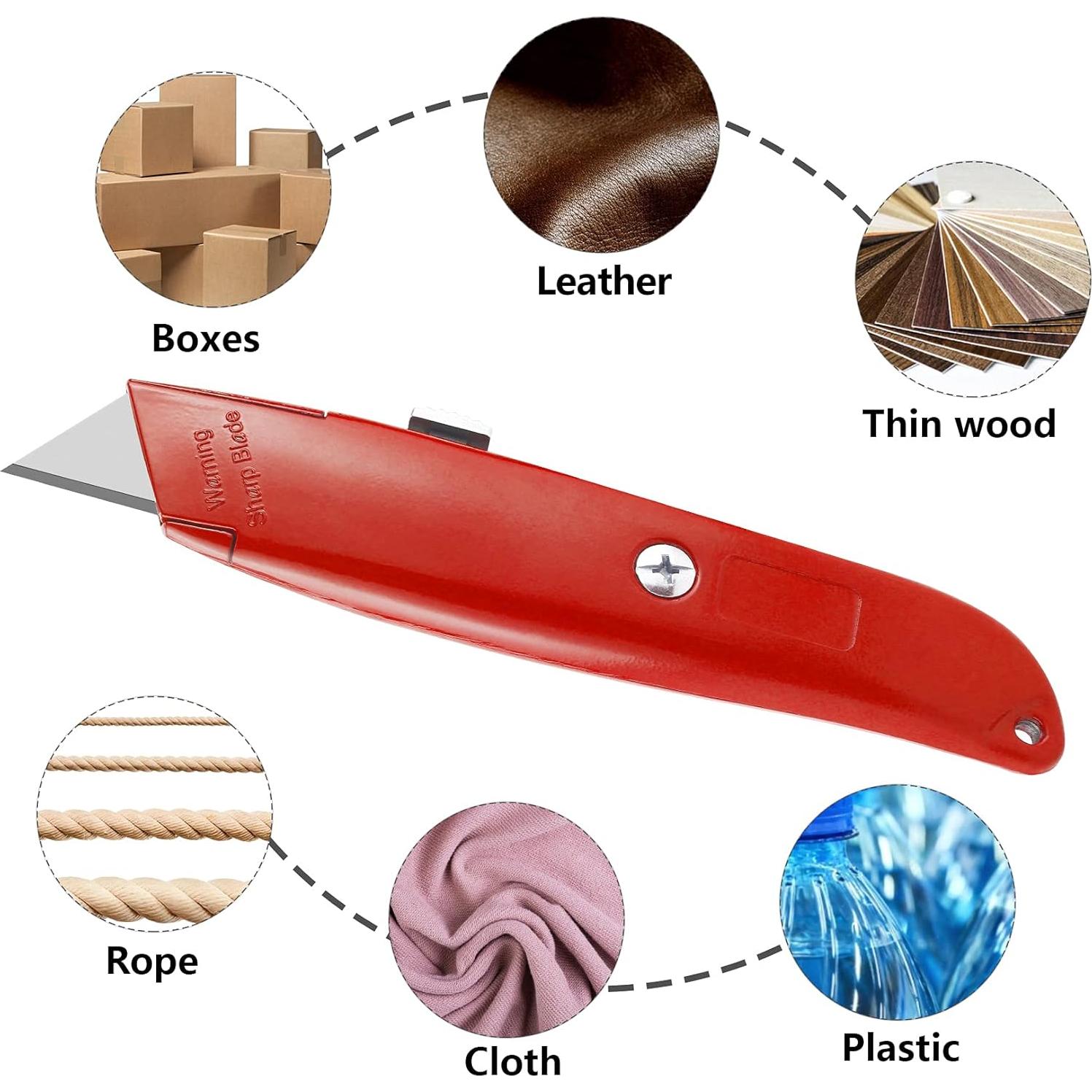 Cuchillo Utilitario DIYSELF 2Pack Cuchilla Retráctil 6cm