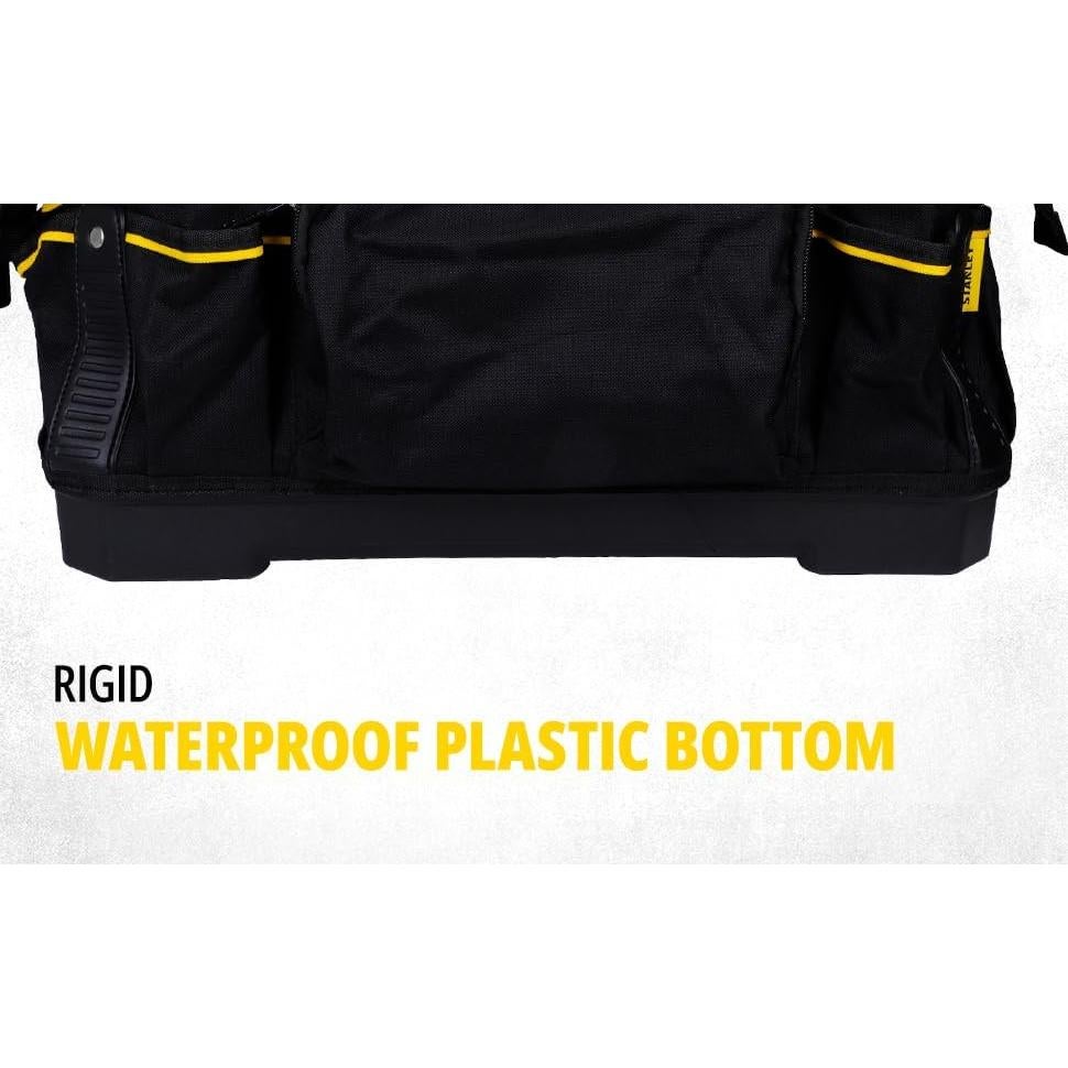 FATMAX Technician Tool Bag, 18" Heavy Duty, Hard Waterproof Base, Multiple Pockets, Shoulder Strap, 1-93-950