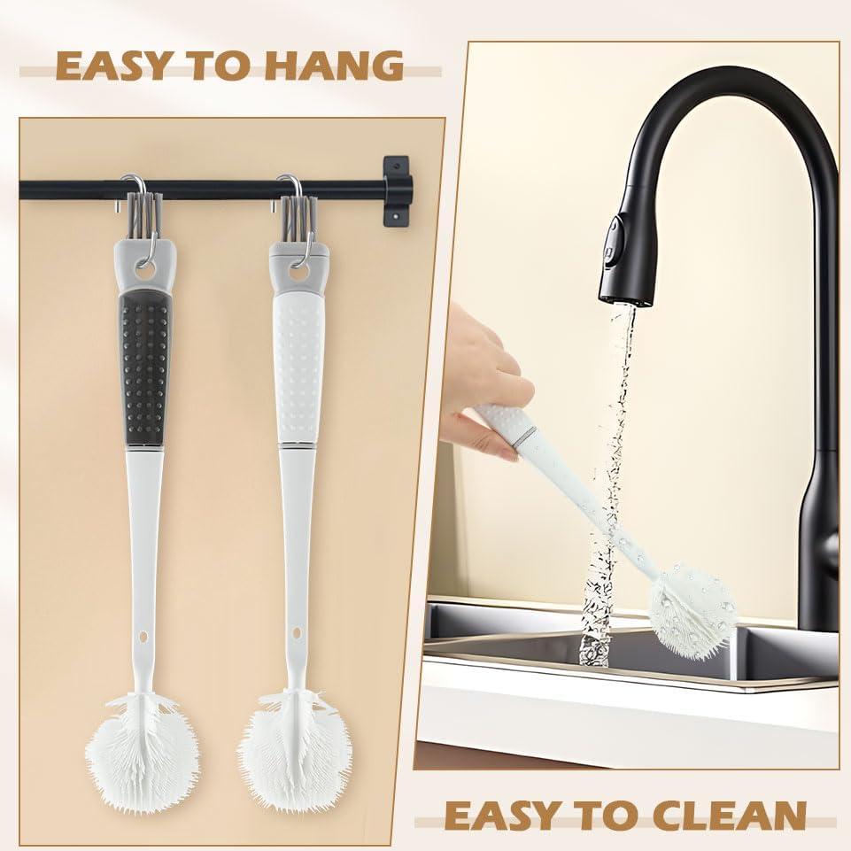 Juego de 4 Cepillos Limpiadores de Botellas NINEFOX 5 en 1