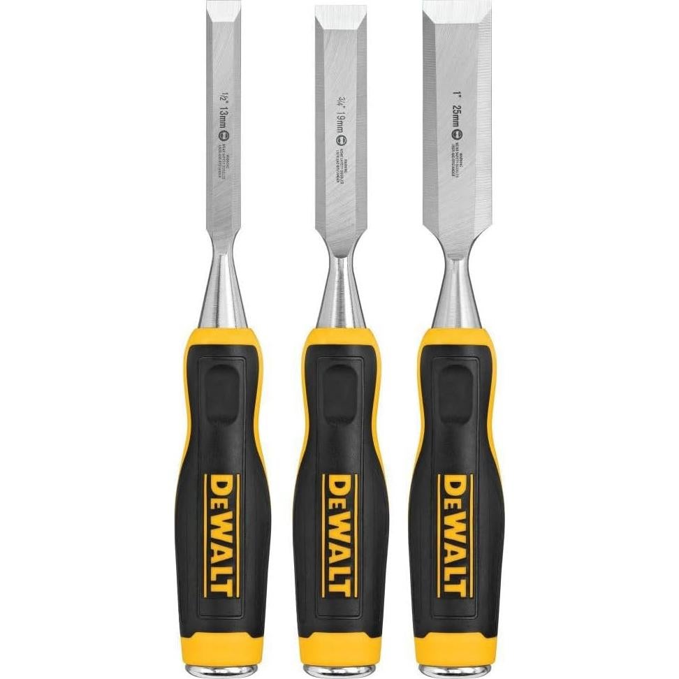 Juego de Cinceles de Madera Dewalt 3 Piezas Pro