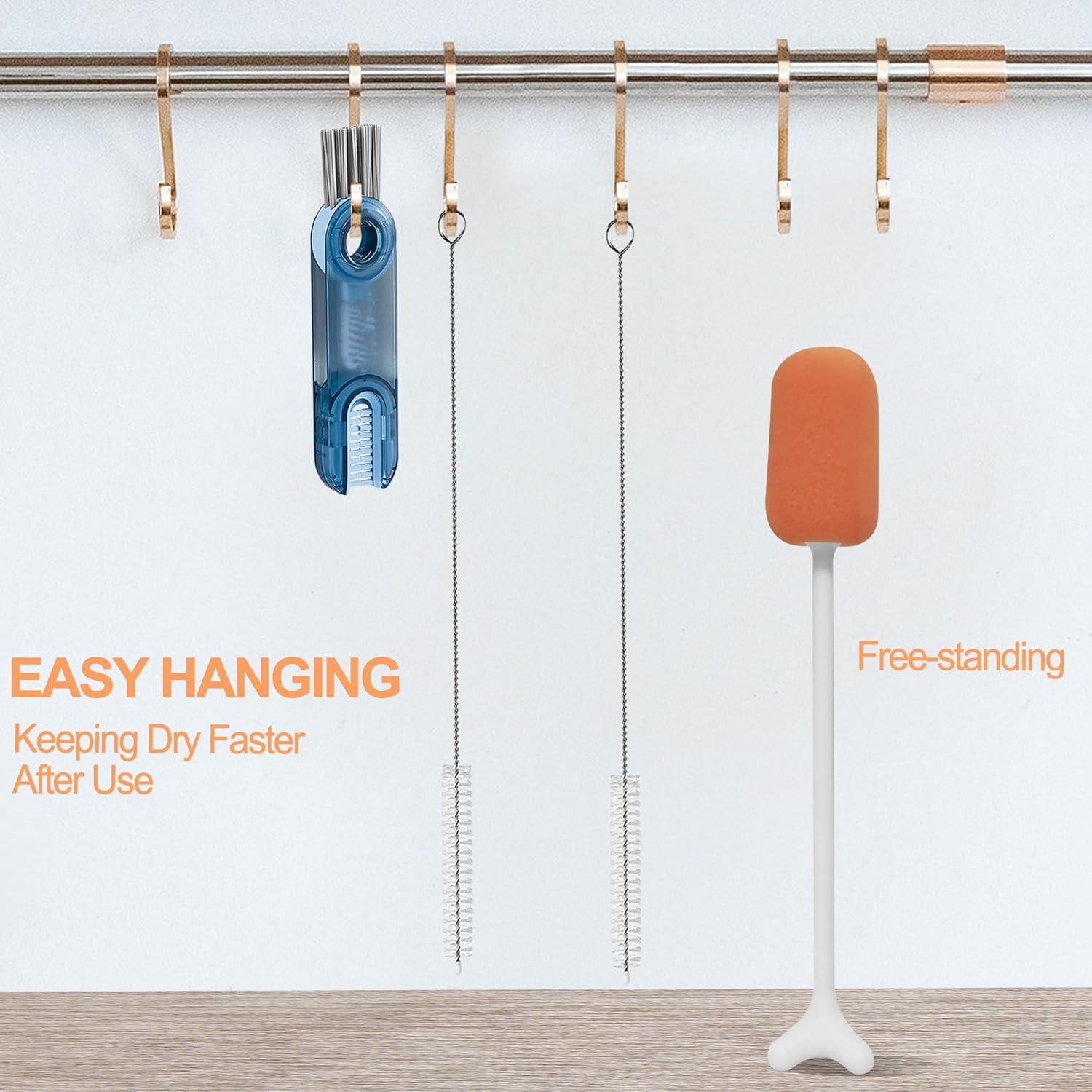 Juego de 4 cepillos limpiadores para botellas Owala