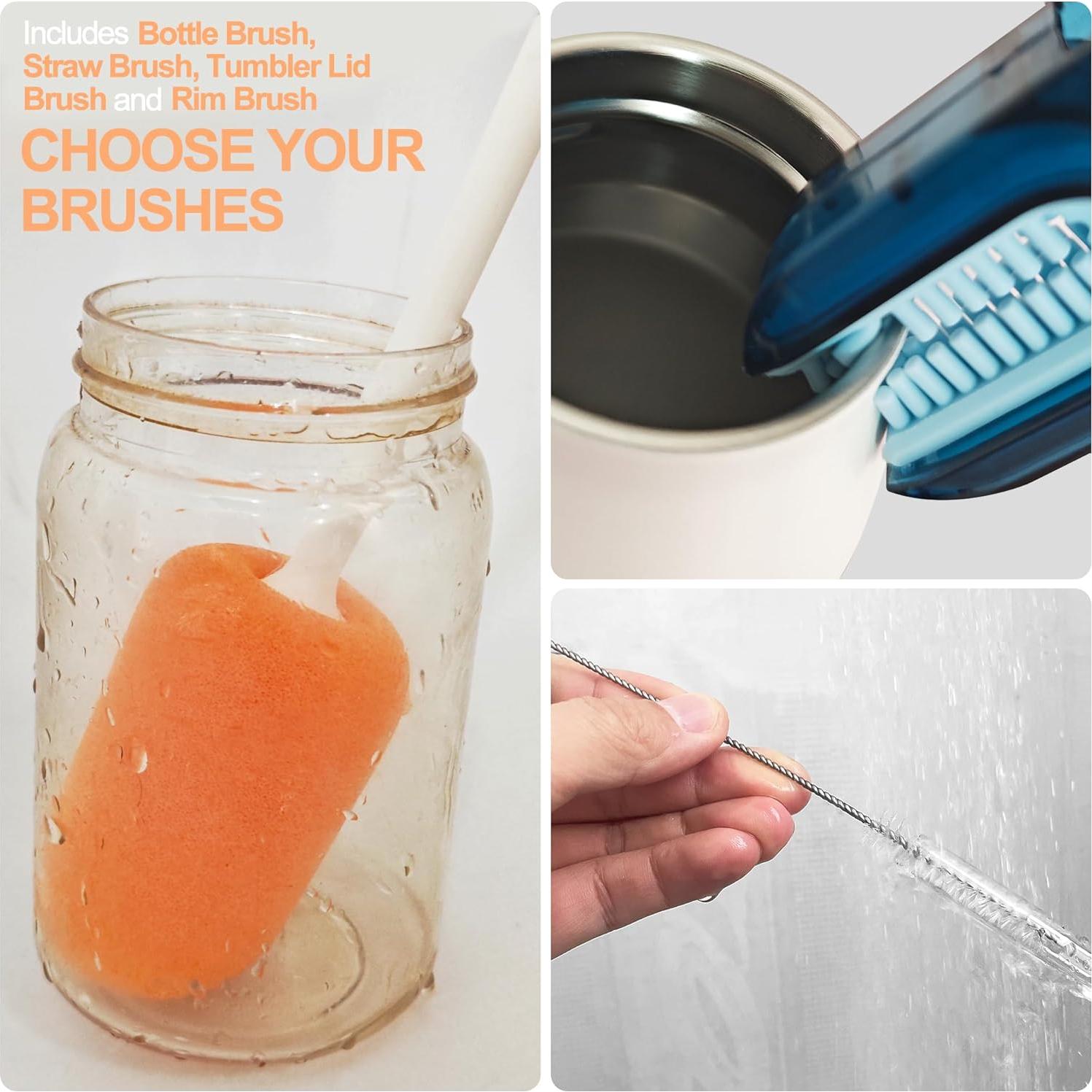 Juego de 4 cepillos limpiadores para botellas Owala