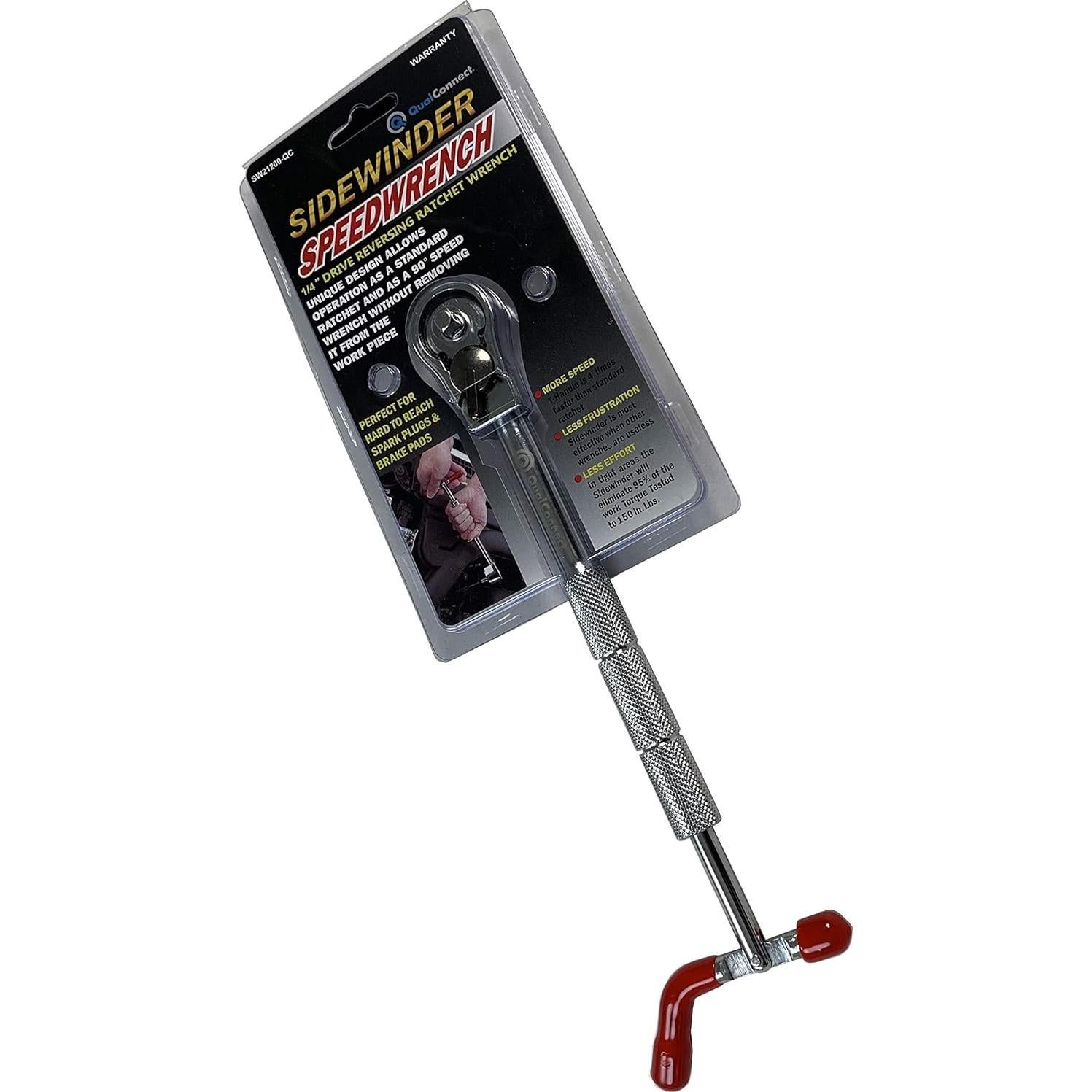 Llave de Velocidad QualConnect Sidewinder 1/4" Reversible