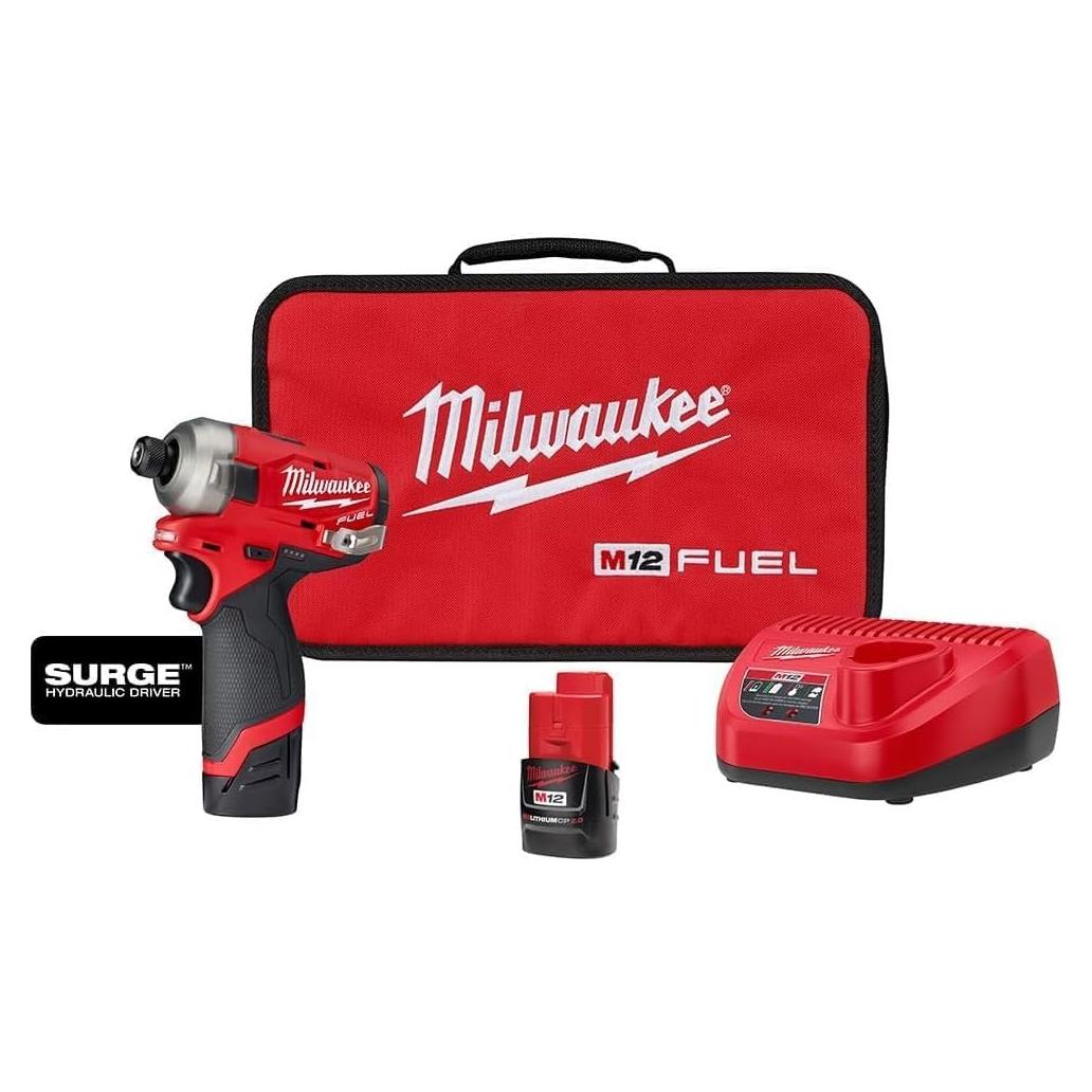 Destornillador de Impacto Hidráulico Milwaukee M12 FUEL 12V