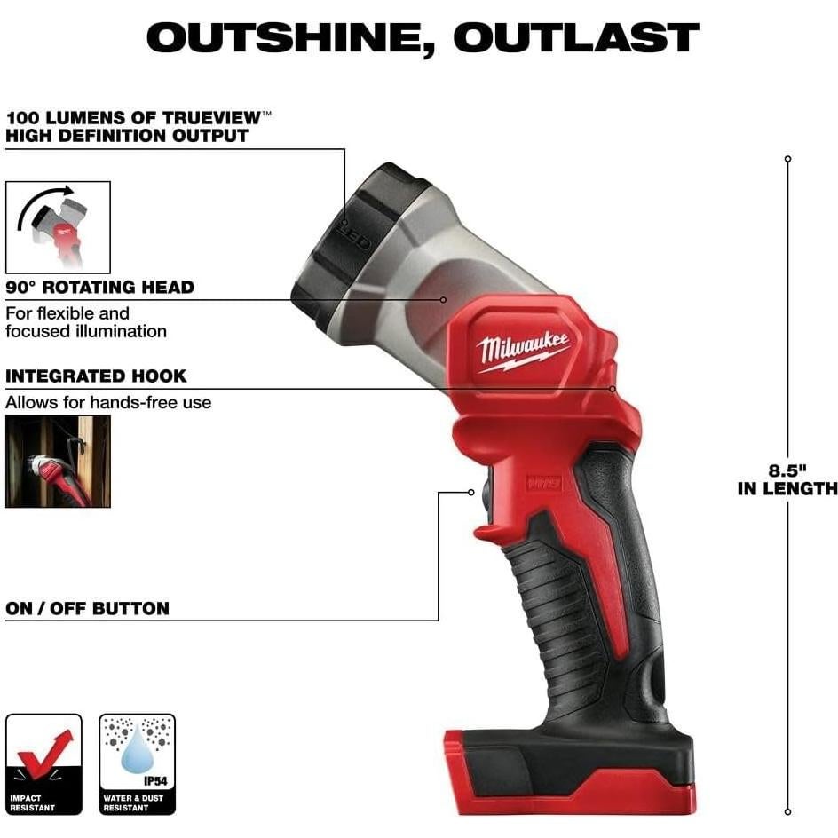 M18 FUEL 18V Lithium-Ion Brushless Cordless Combo Kit with Two 5.0 Ah Batteries, 1 Charger, 2 Tool Bags (7-Tool)