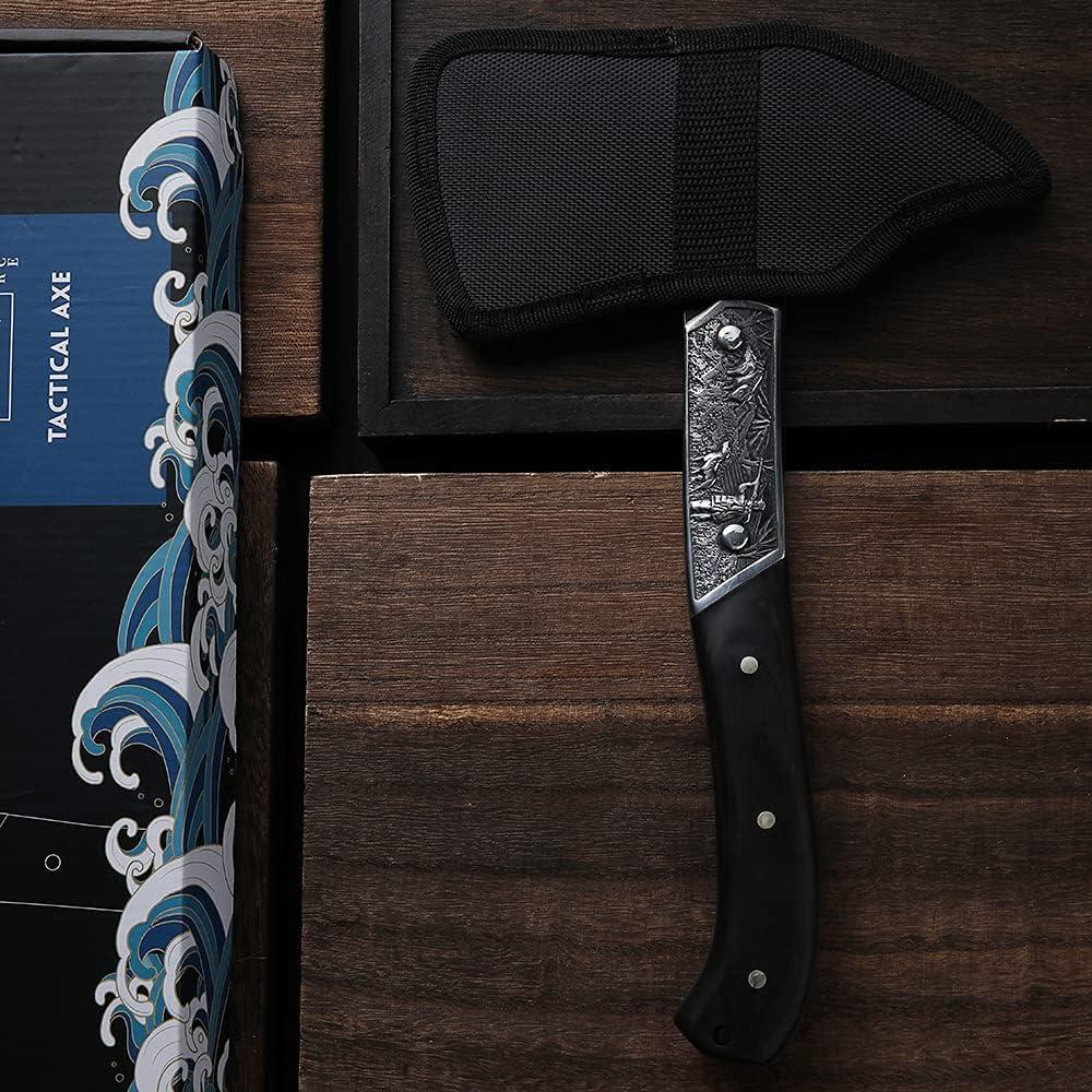 Hacha de Camping FU-GLBY Retro 30.48 cm Mango Madera