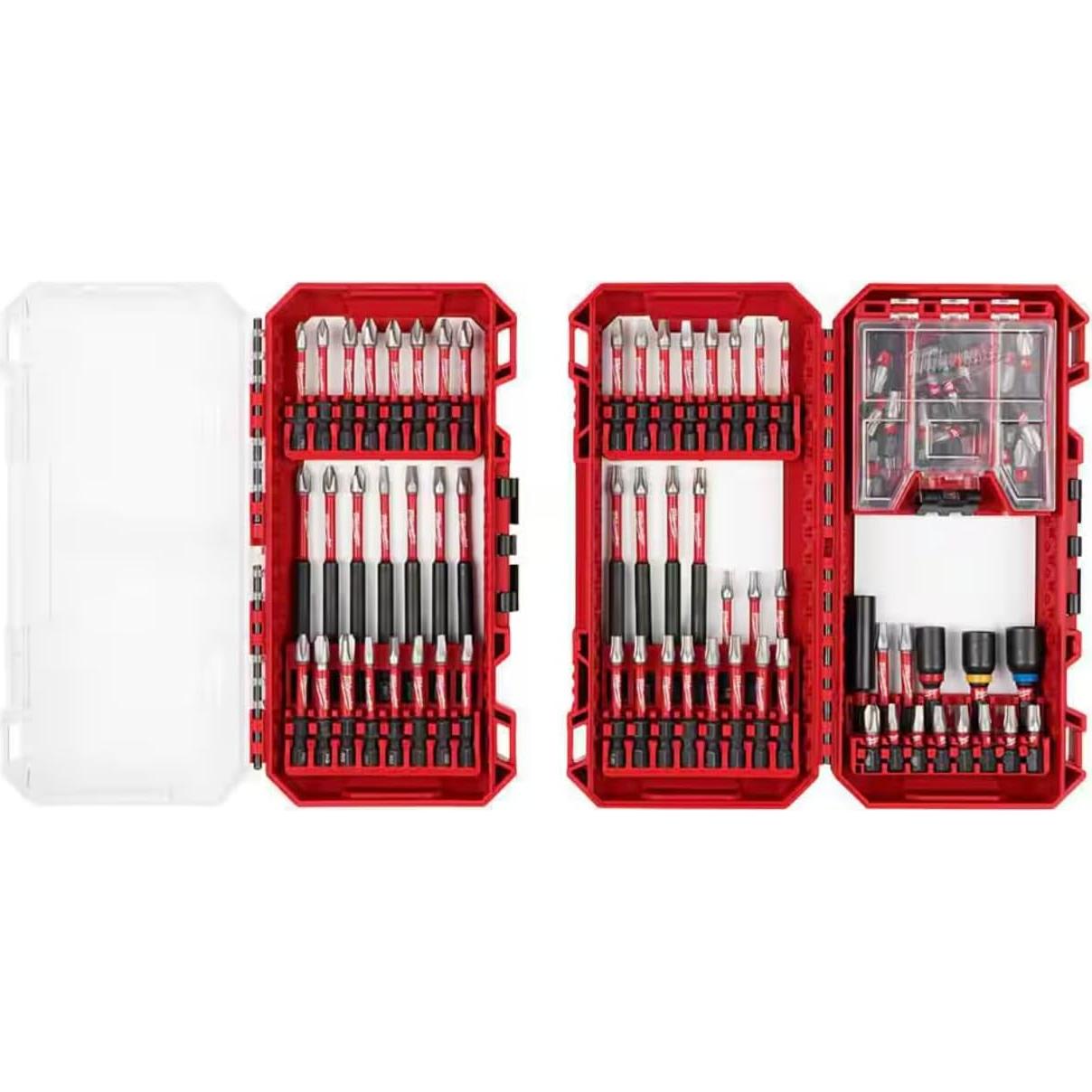 Conjunto de Brocas y Puntas Milwaukee 100 Piezas Acero