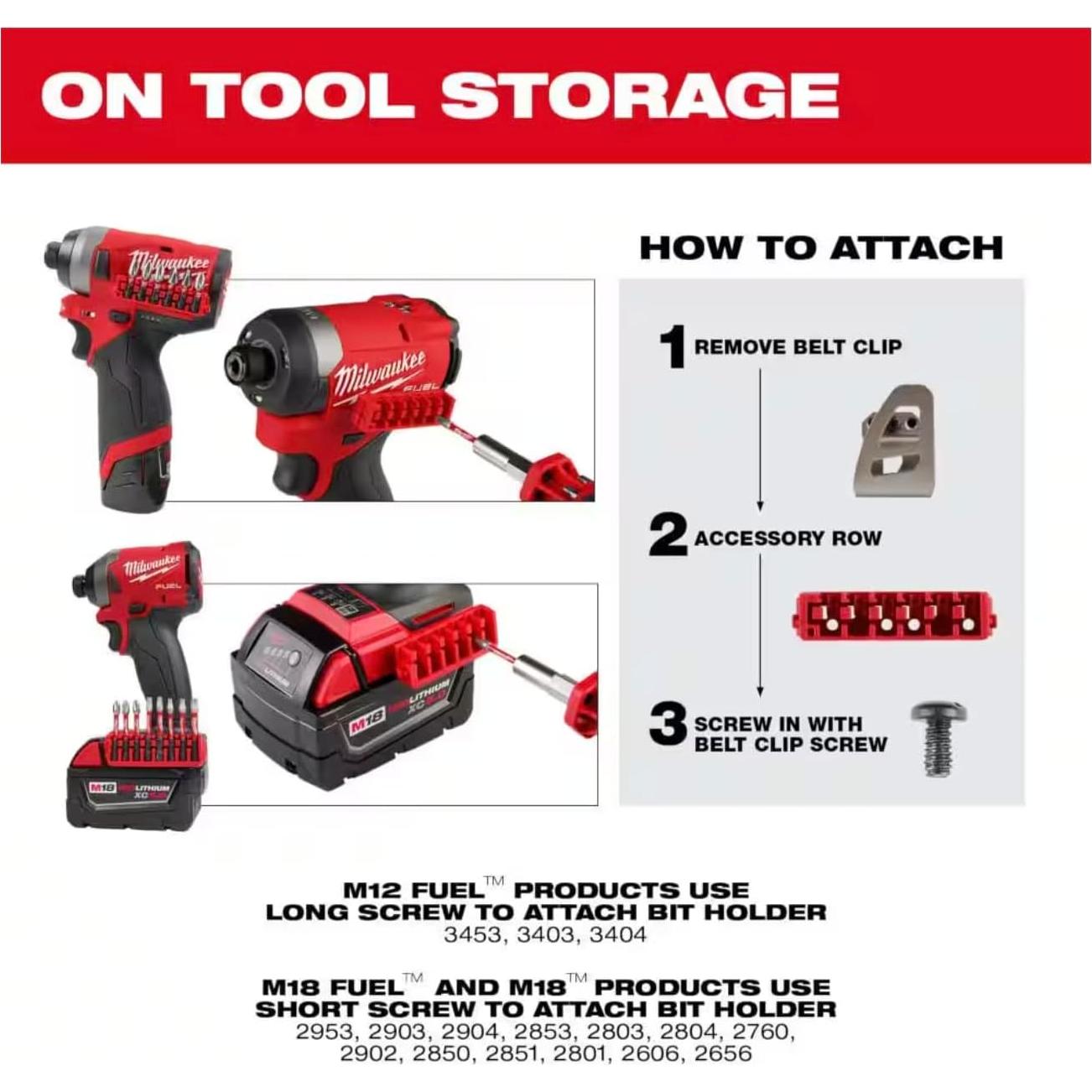 Conjunto de Brocas y Puntas Milwaukee 100 Piezas Acero