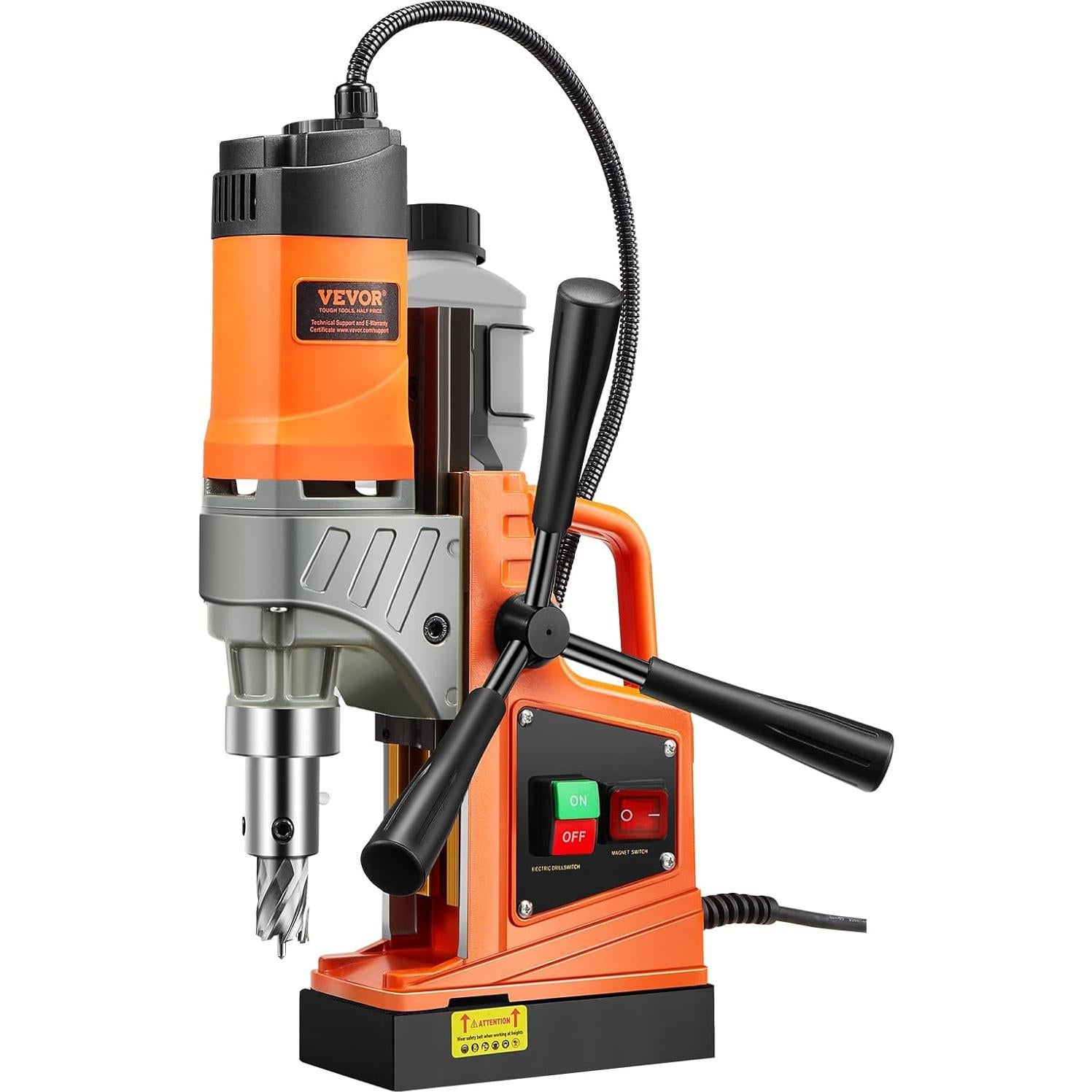 Prensa de Taladro Magnético VEVOR 1300W 11 Piezas 40mm